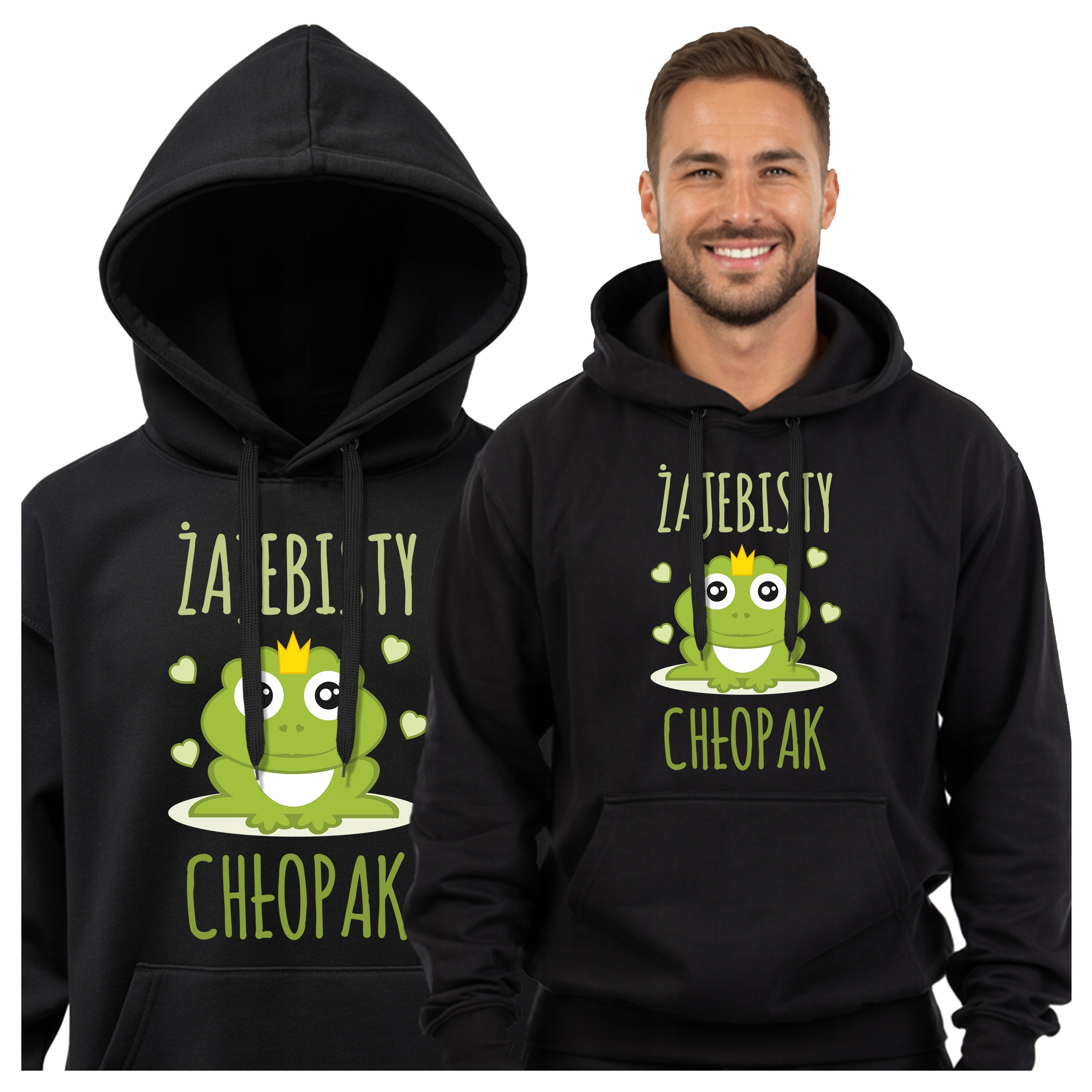 Pro Kluka Pánská mikina s kapucí Zábavná jako Dárek Valentýnský Žabák