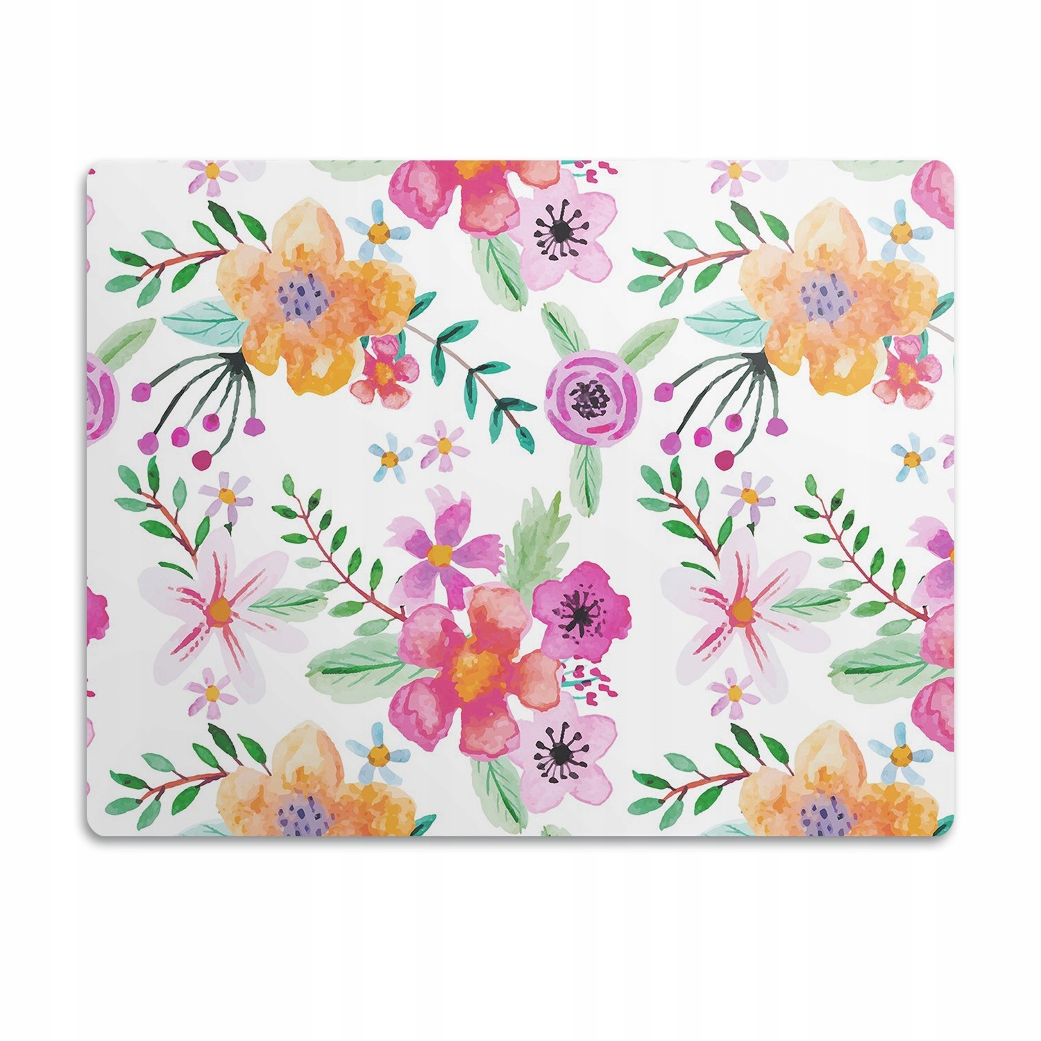 Levně Pro psa podložka pod misku Kreslící květiny 90x60