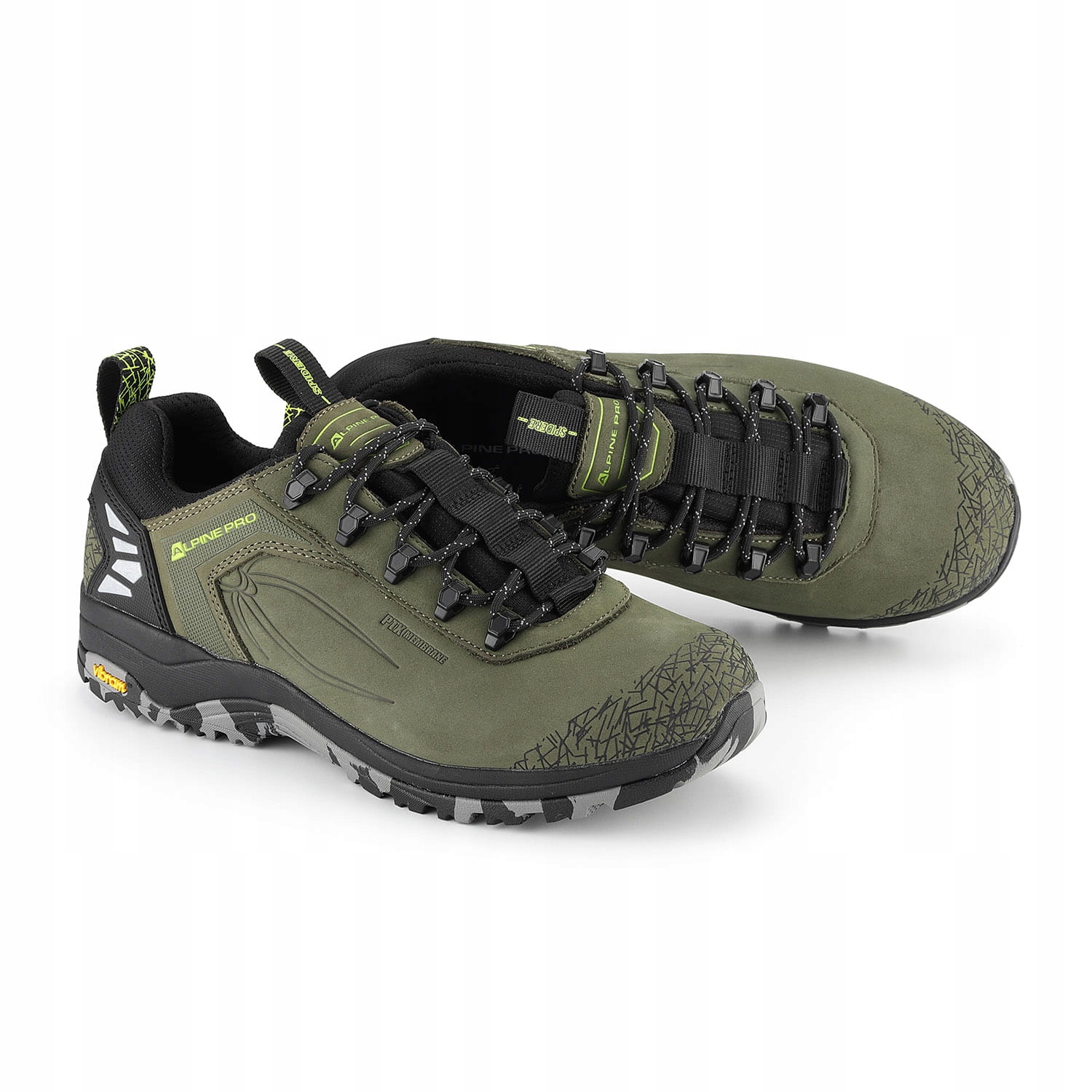 Alpine Pro Buty trekkingowe niskie Spidere k.zielony r.39