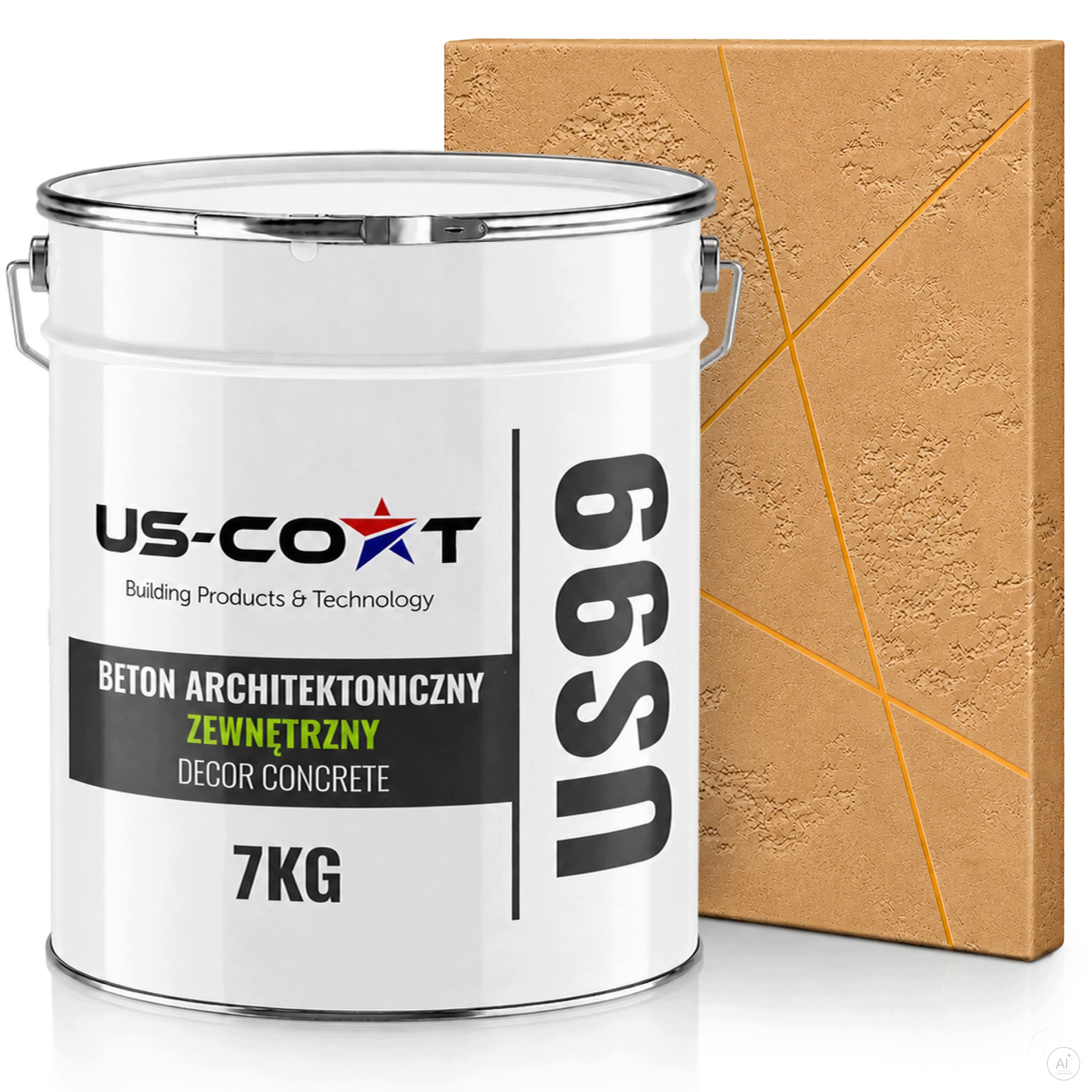 Architektonický Venkovní Karamelový Beton F596 5m2 7kg Omítka Na Zeď