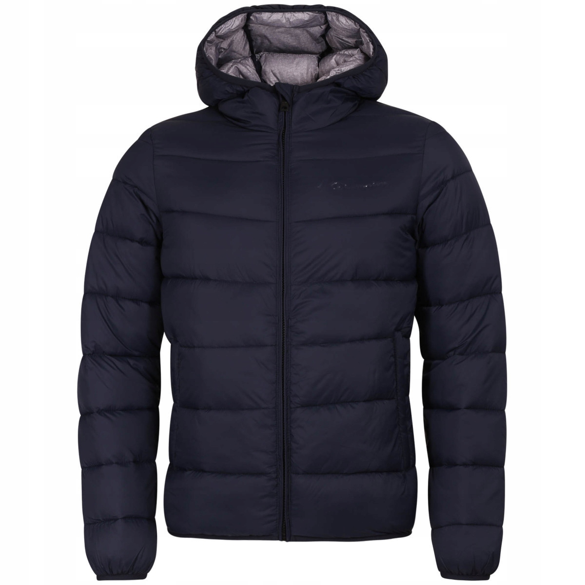 Pánská bunda Champion 218077BS501 Hooded Jacket Modrá L