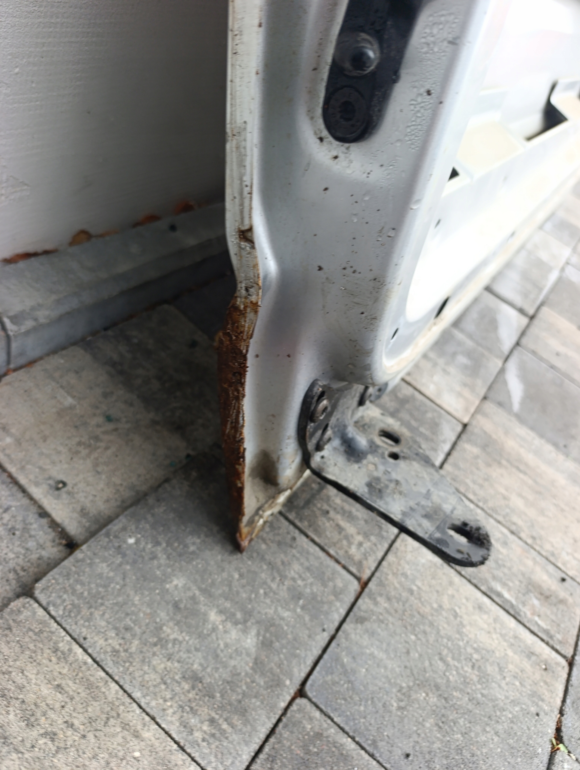 door sliding VW T5 T5 lift side right silver