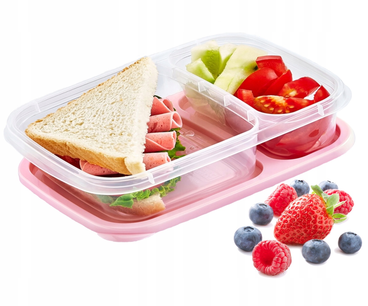 

Pojemnik Na Żywność Dzielony Lunchbox 0,75L