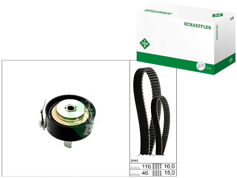 SCHAEFFLER INA 530 0745 10 КОМПЛЕКТ РЕМНЯ РОСПОДІЛЬНИКА 