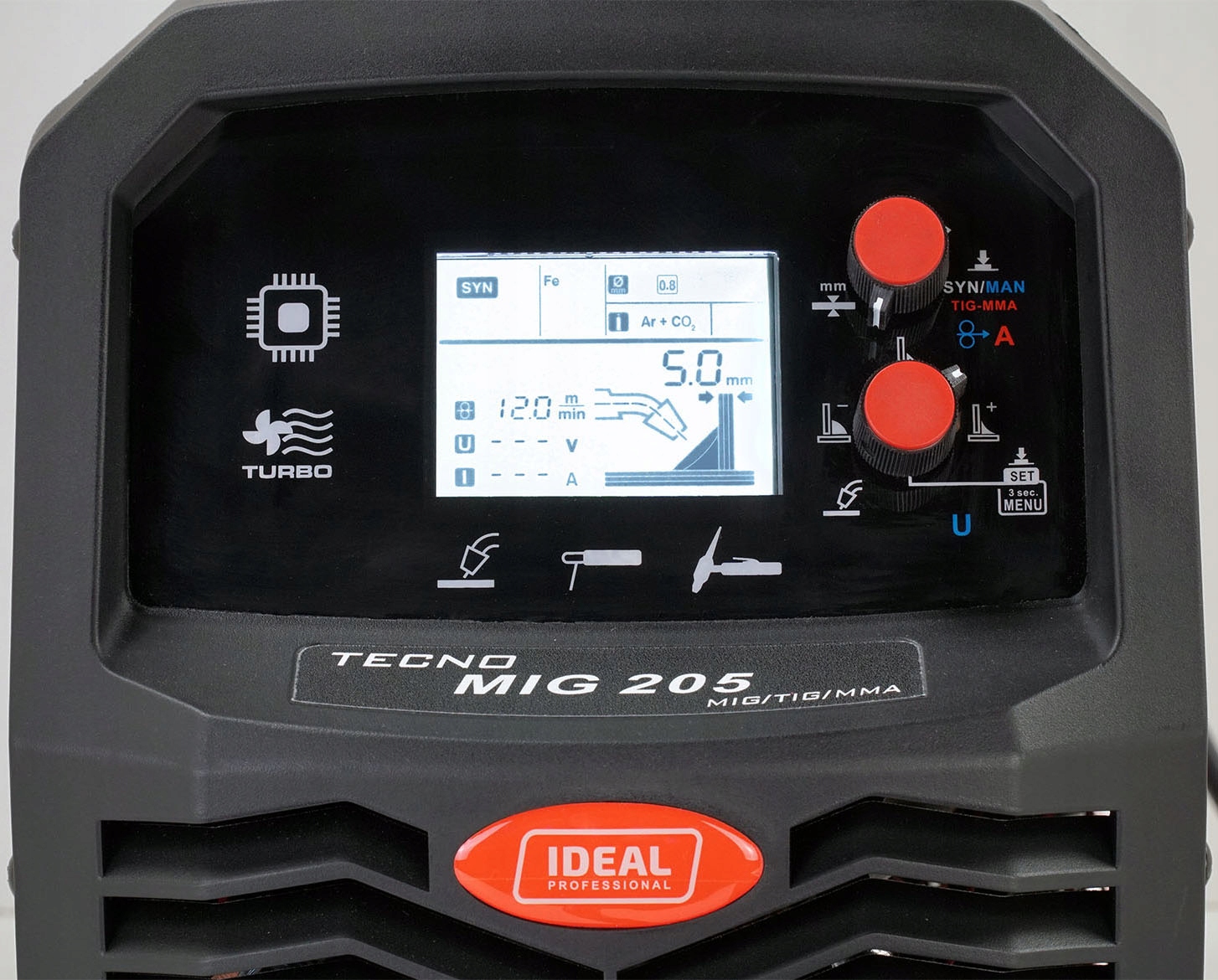 SPAWARKA MIGOMAT MIG MAG MMA TIG 200A 3w1 ZESTAW Marka Ideal