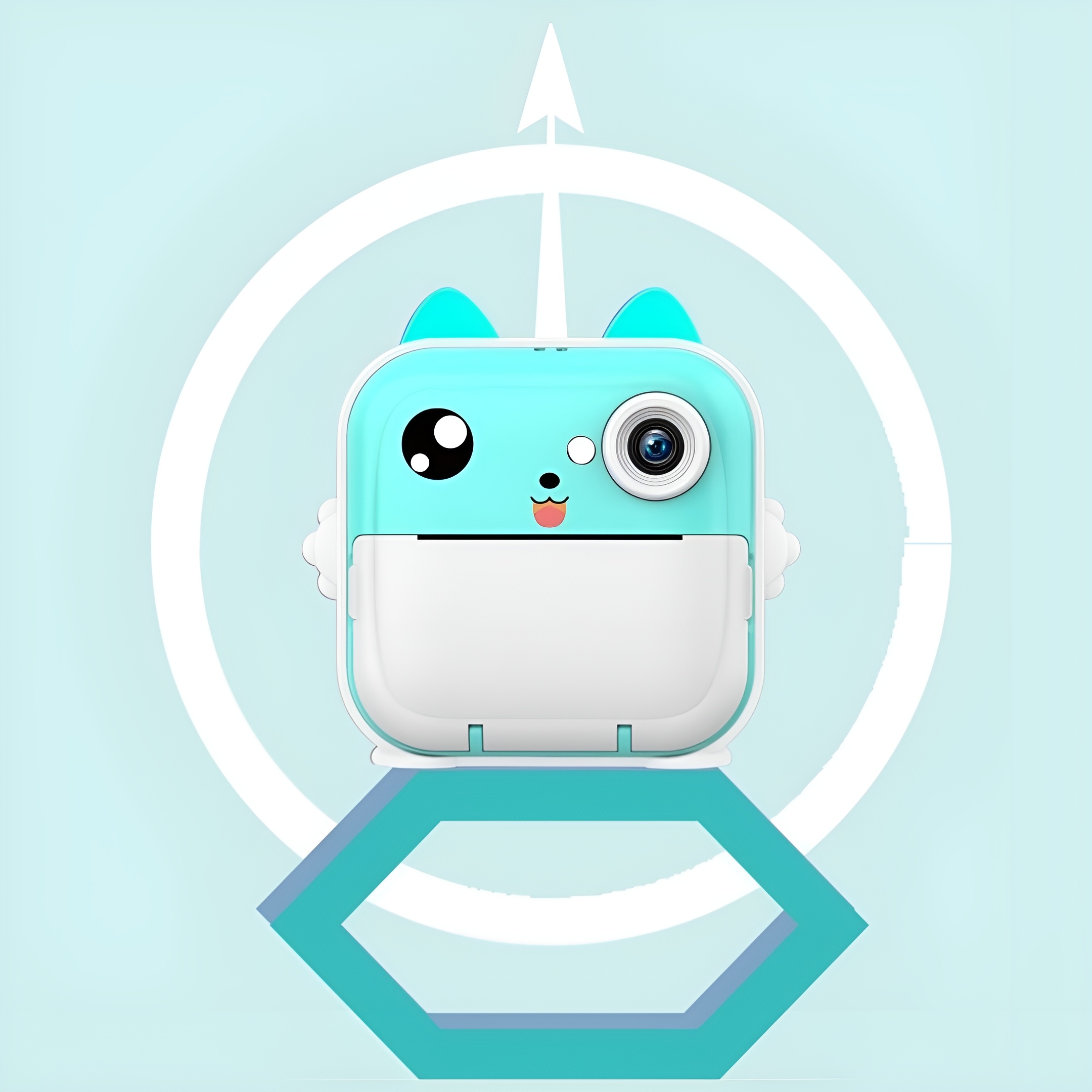 APARAT NATYCHMIASTOWY DLA DZIECI DRUKUŚ DRUKARKA Z KARTA 32GB + 3 ROLKI Pamięć karty pamięci