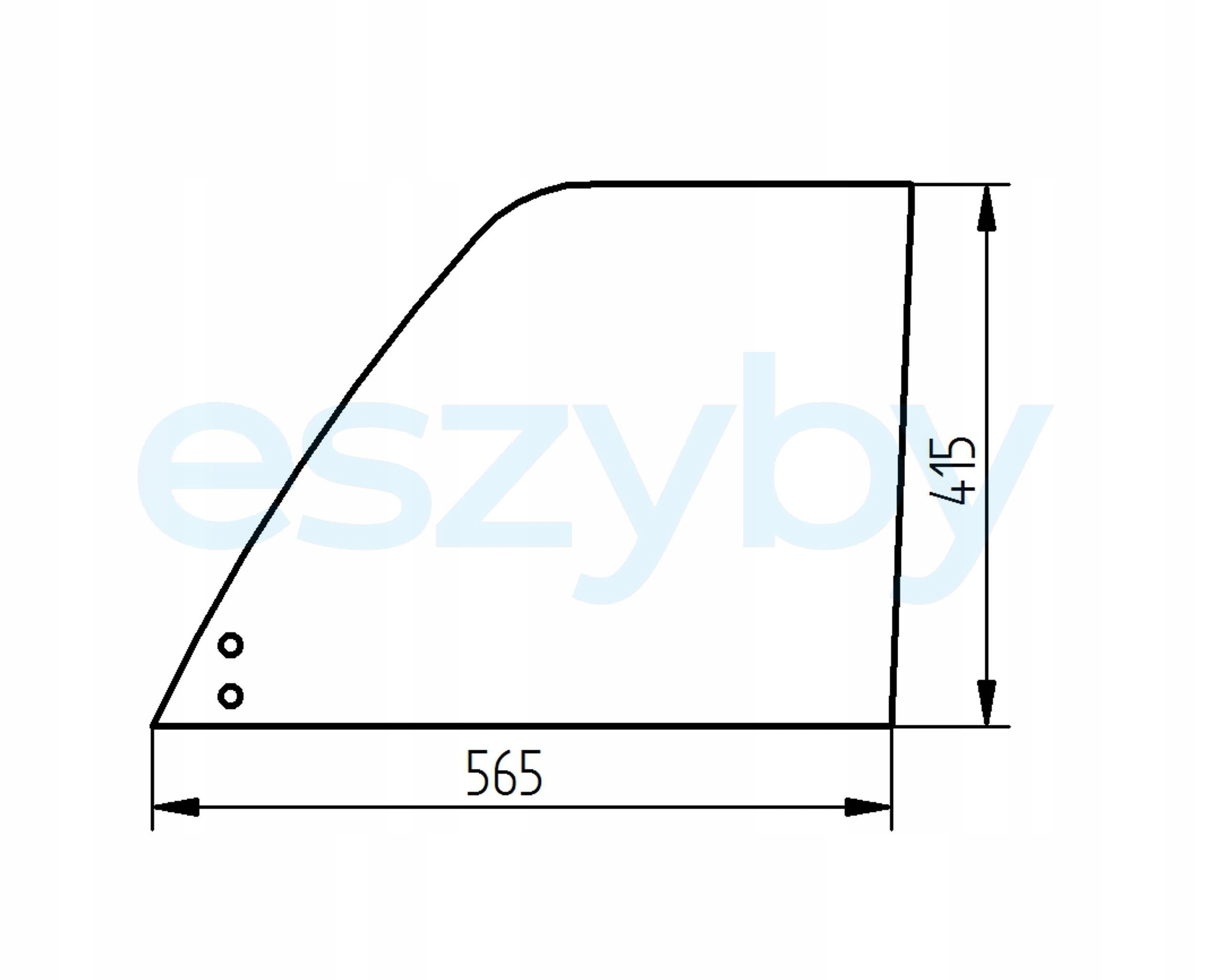sklo teleskopický nakladač Manitou dveře horní