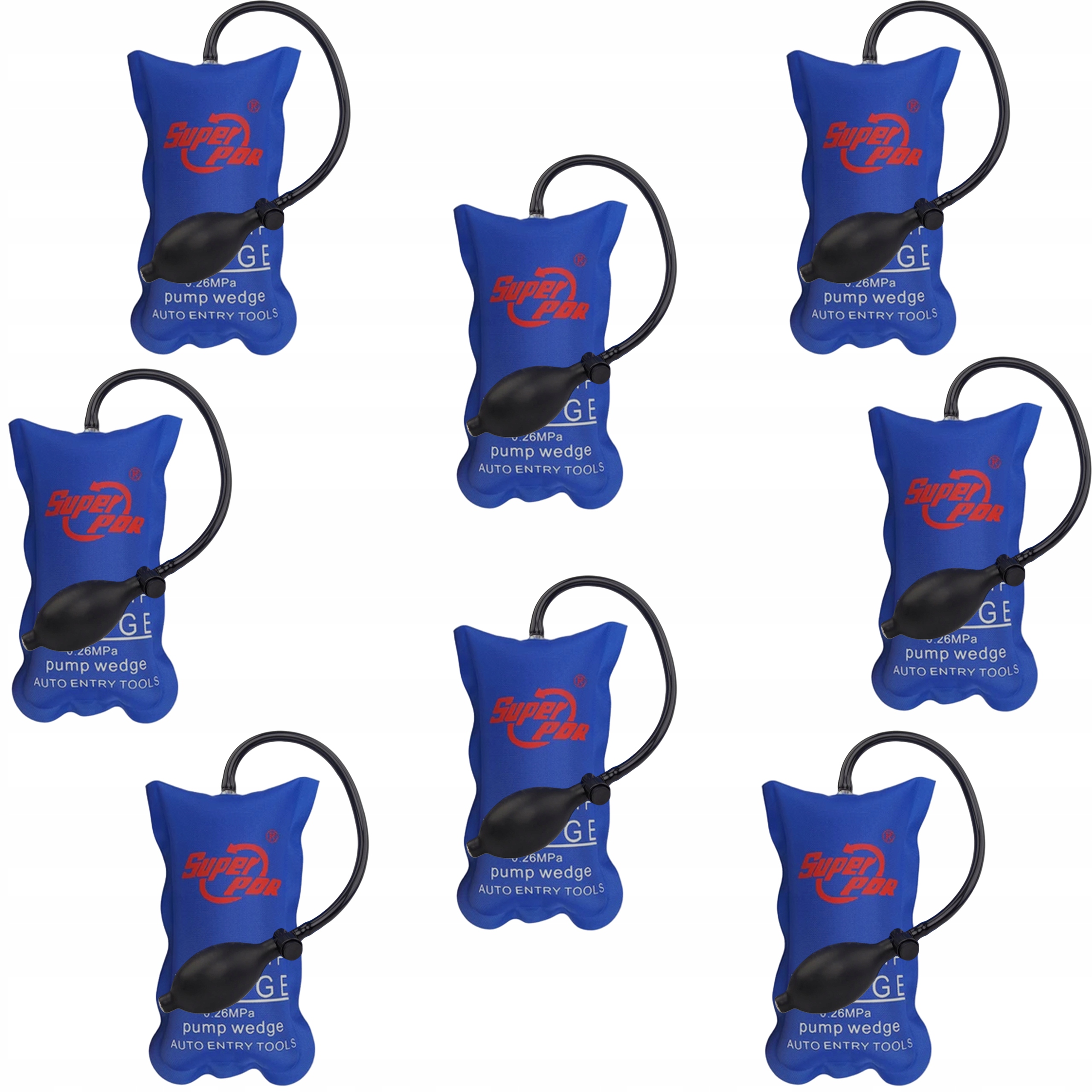 8 Montážních Rozpěrných Polštářů, Klínové Zvedáky, Rozpěrky 135 Kg