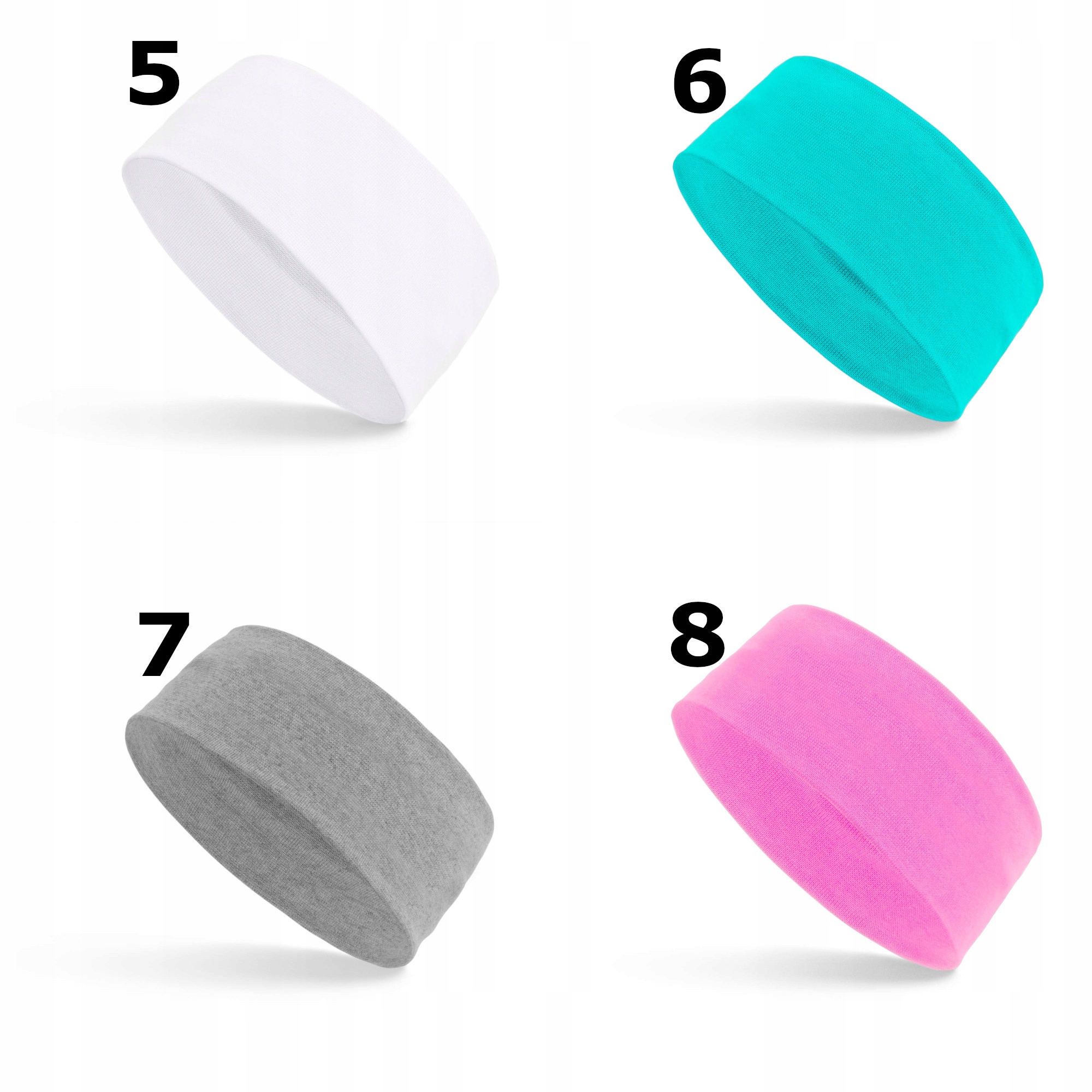 Opaska Na Głowę Bawełniana Szeroka Bandama Kolory Rozmiar uniwersalny