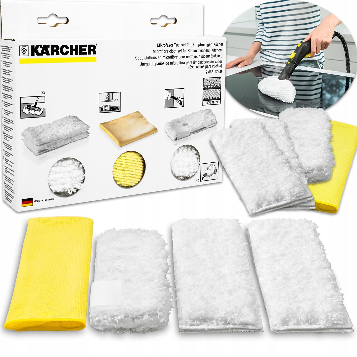 

Zestaw Ściereczek Z Mikrofibry Do Kuchni Karcher
