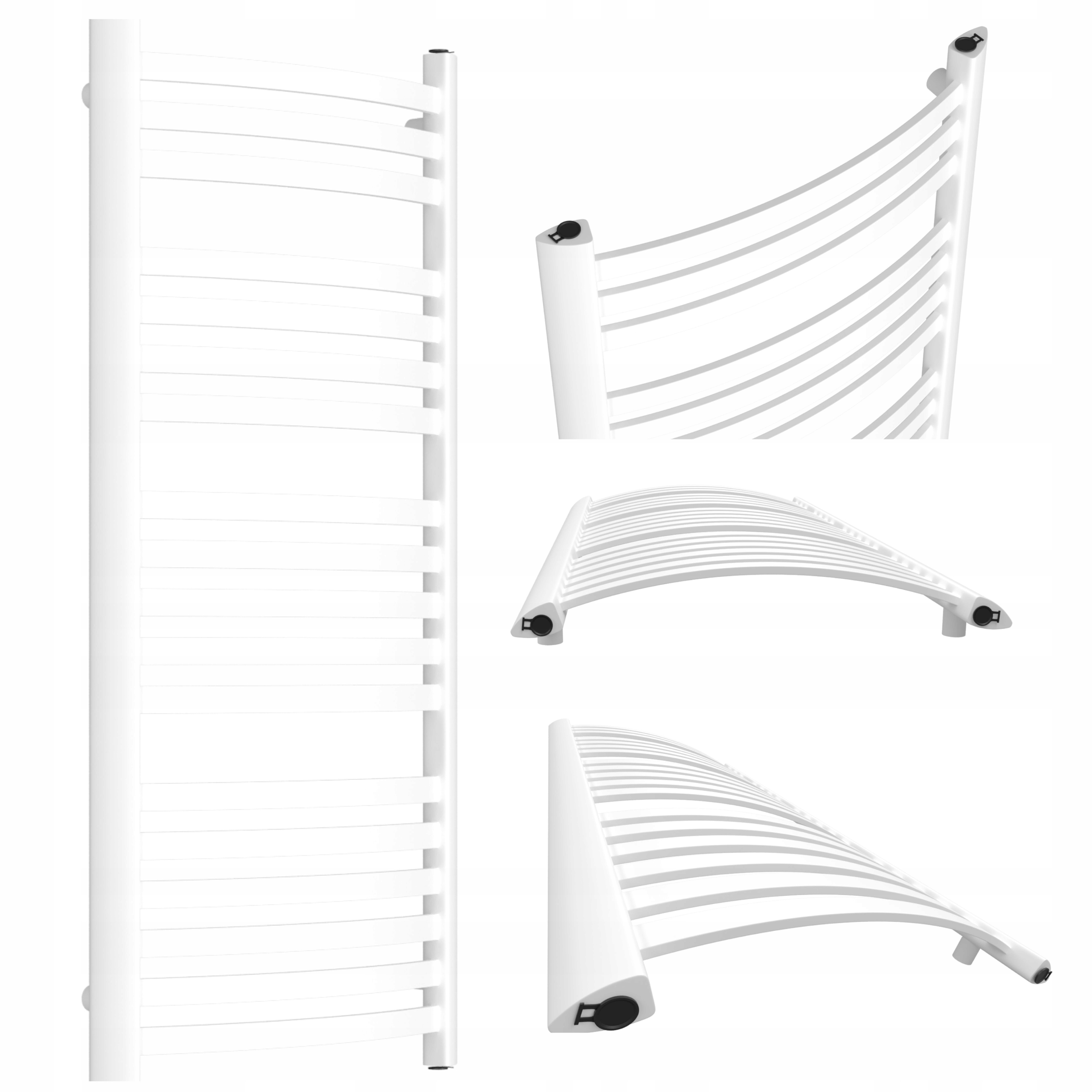 Koupelnový Radiátor Classic 950x570 Bílý Mat Hladký