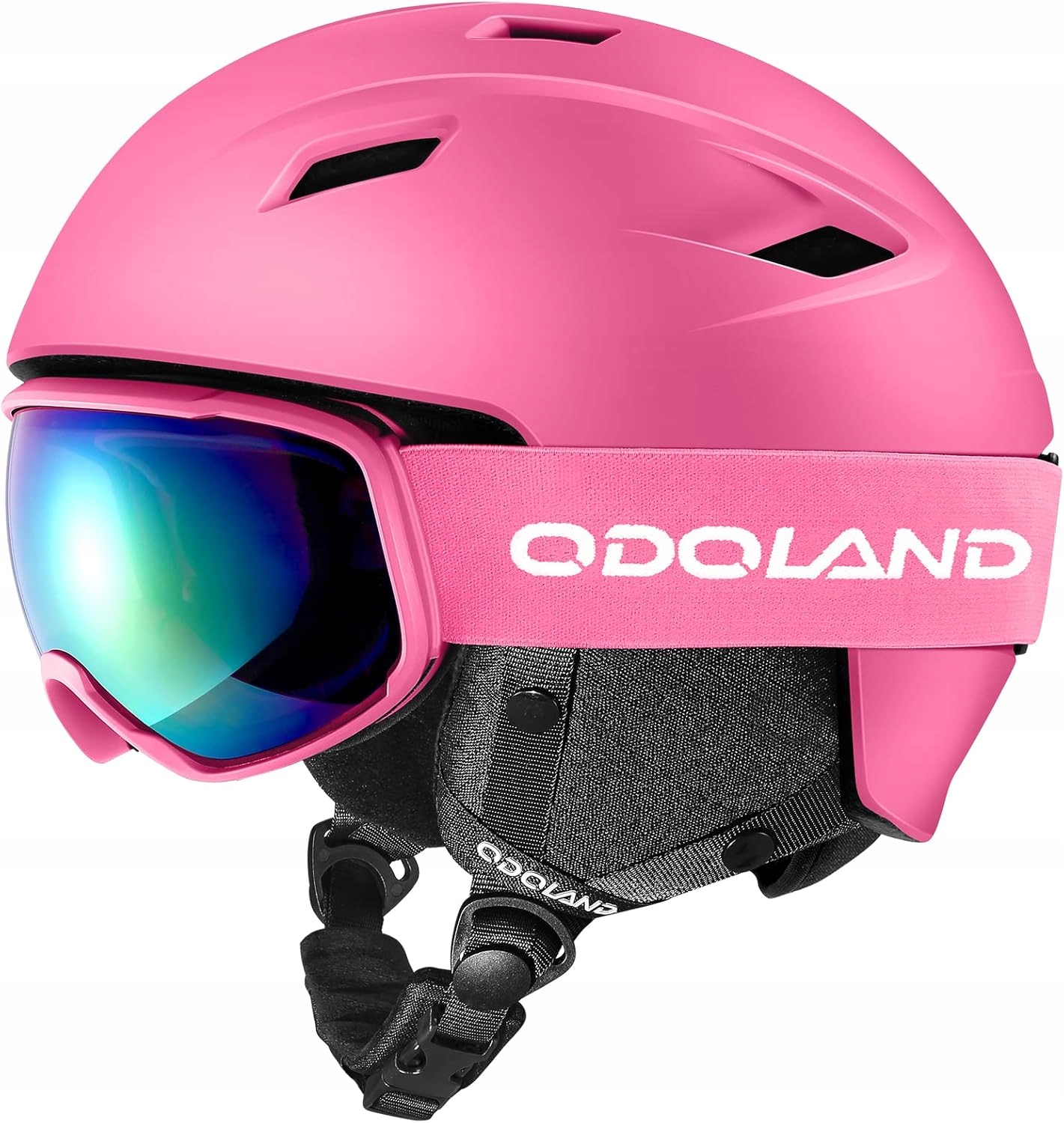 Kask narciarski Odoland SP0392 Pink M 55-59cm Gogle