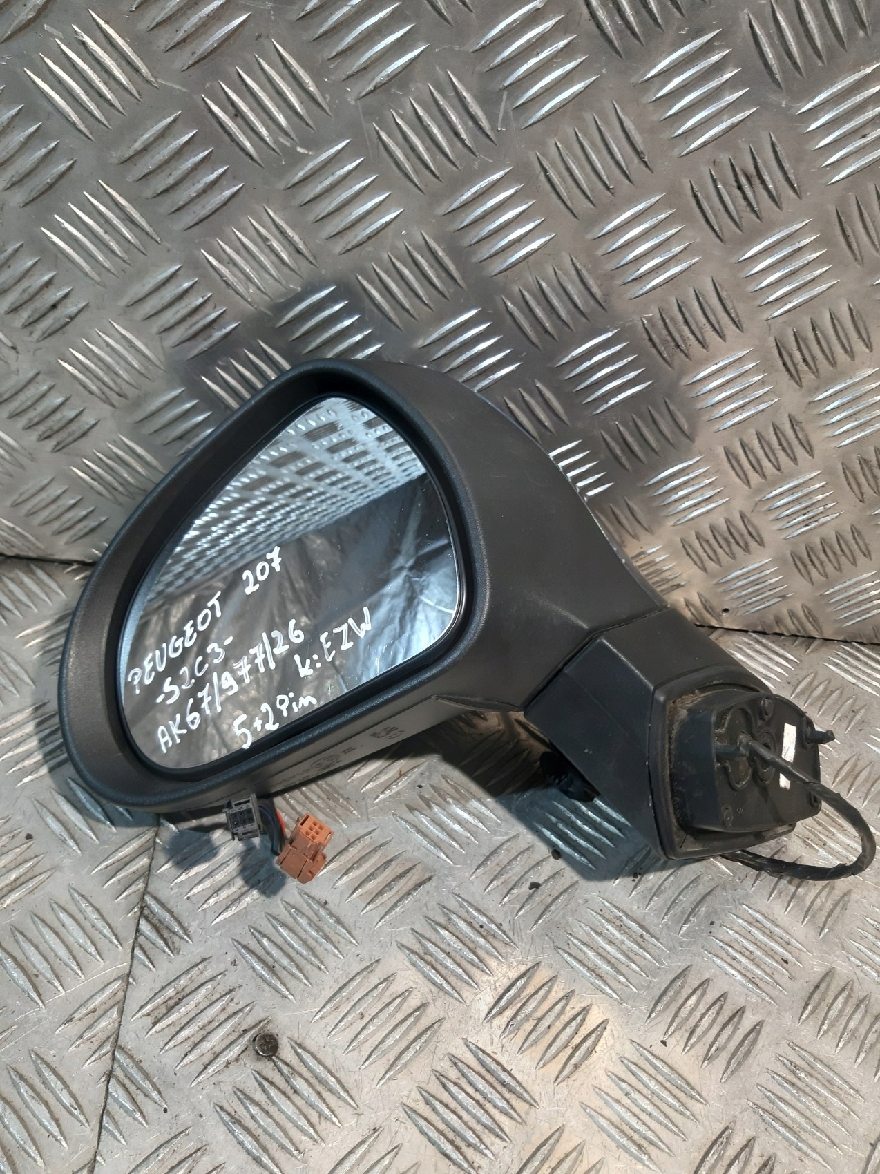 mirror electrics left 7 pin k: EZW PEUGEOT 207