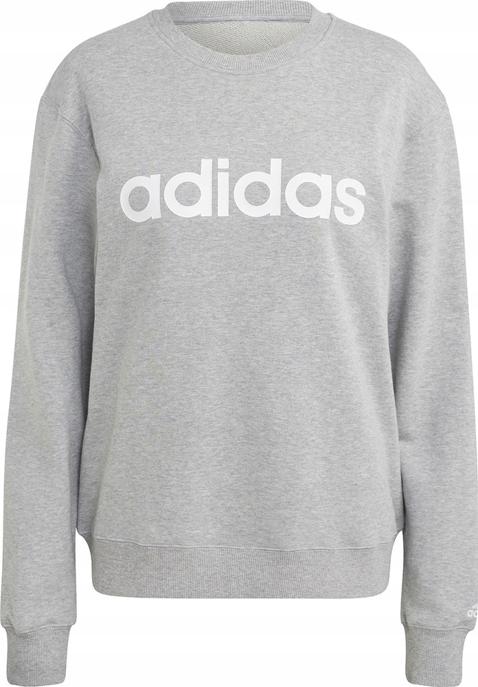 Mikina Adidas Essentials Linear French Terry Šedá IC6880 vel. L