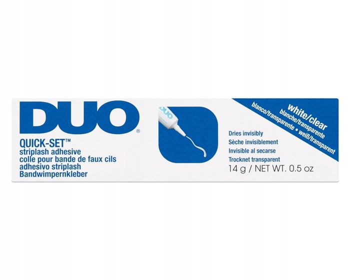 Ardell Duo Quick-set Klej do rzęs - WHITE/CLEAR 14g