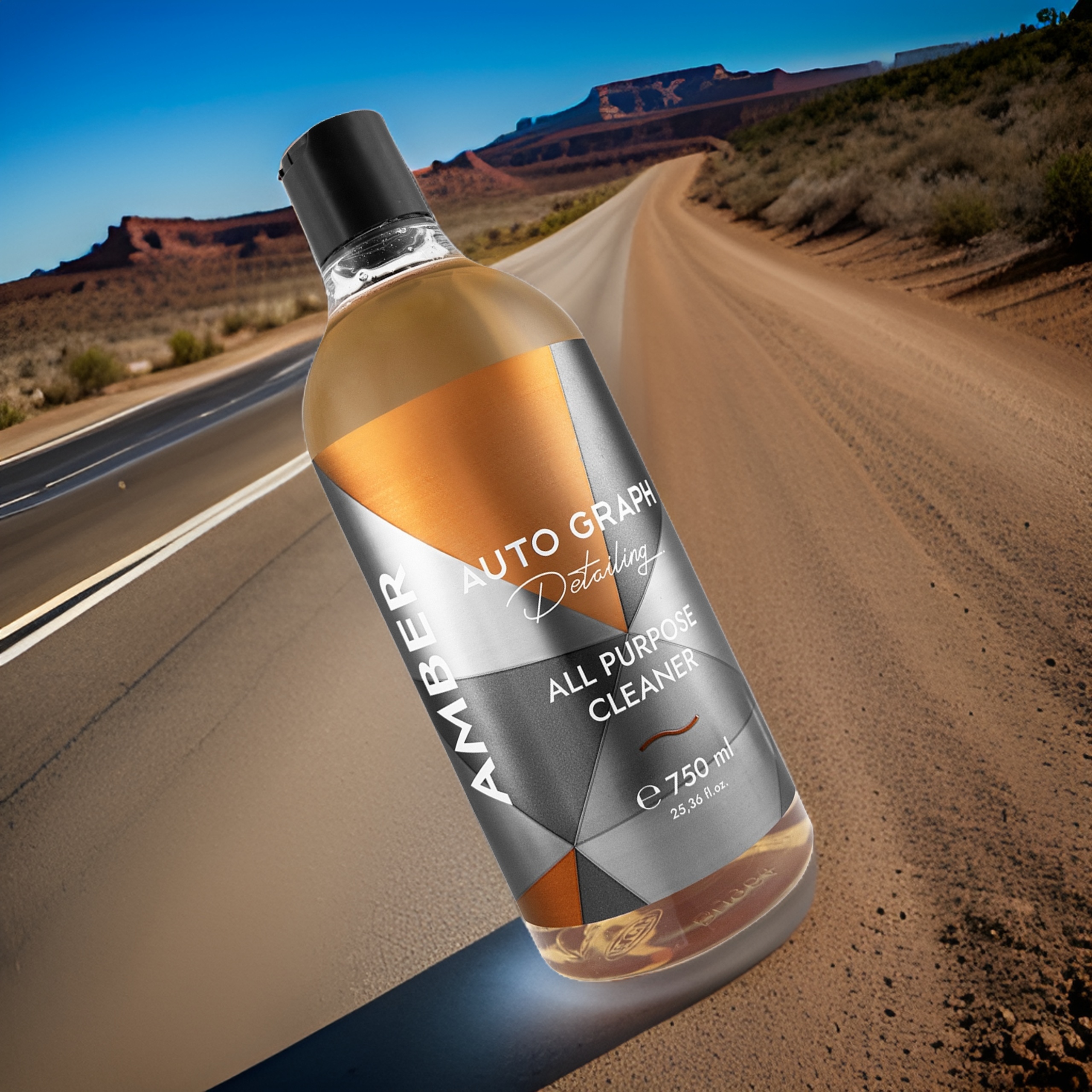 APC UNIWERSALNY ŚRODEK CZYSZCZĄCY AUTO GRAPH AMBER 750 ml MOCNY ZESTAW Pojemność opakowania 750 ml