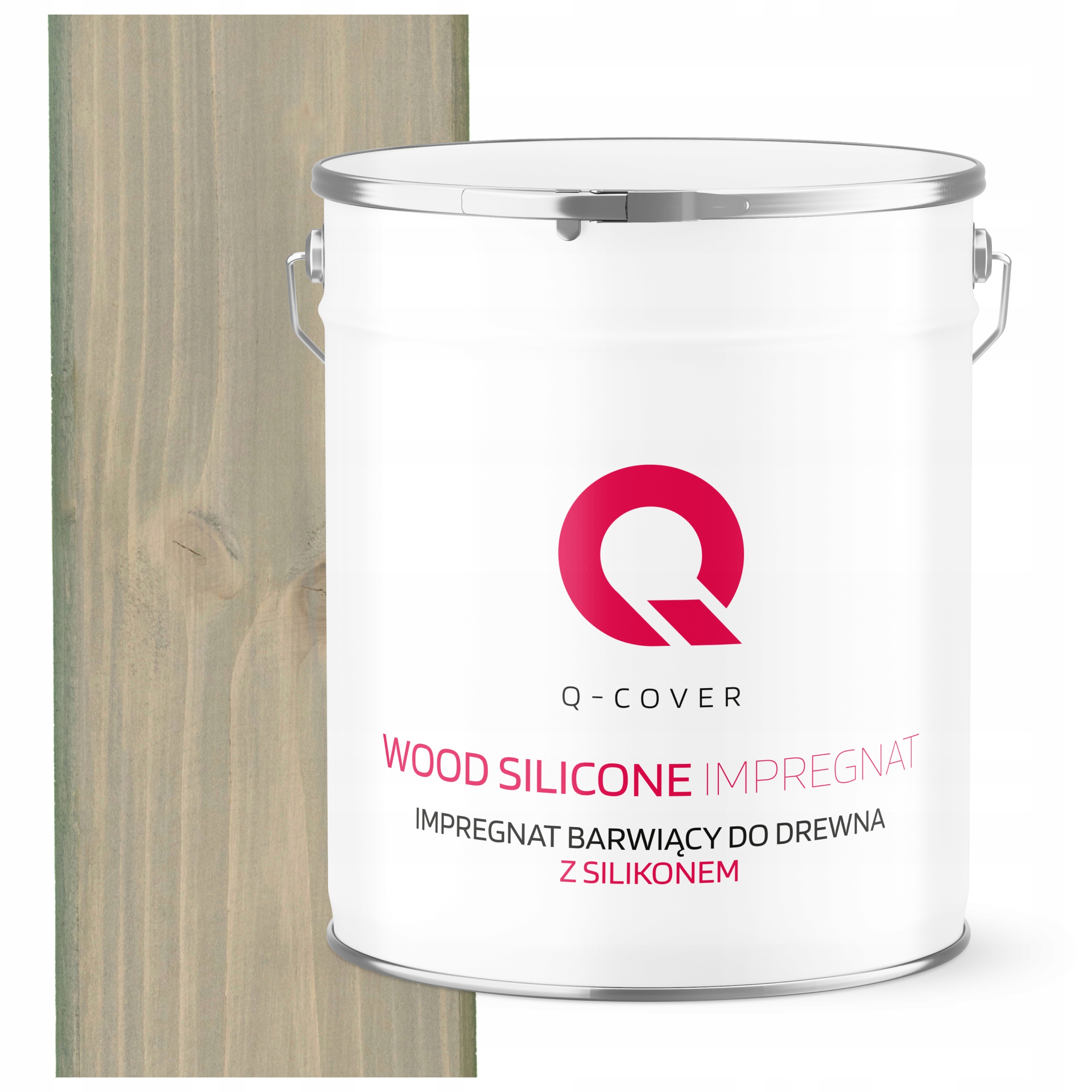 Impregnace Na Dřevo Extra Barva Se Silikonem Chránící Barvy Světlá Šedá 5L