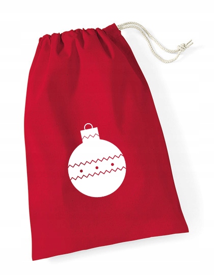 worek Mikołaja czerwony XXS 10x15 cm na prezent