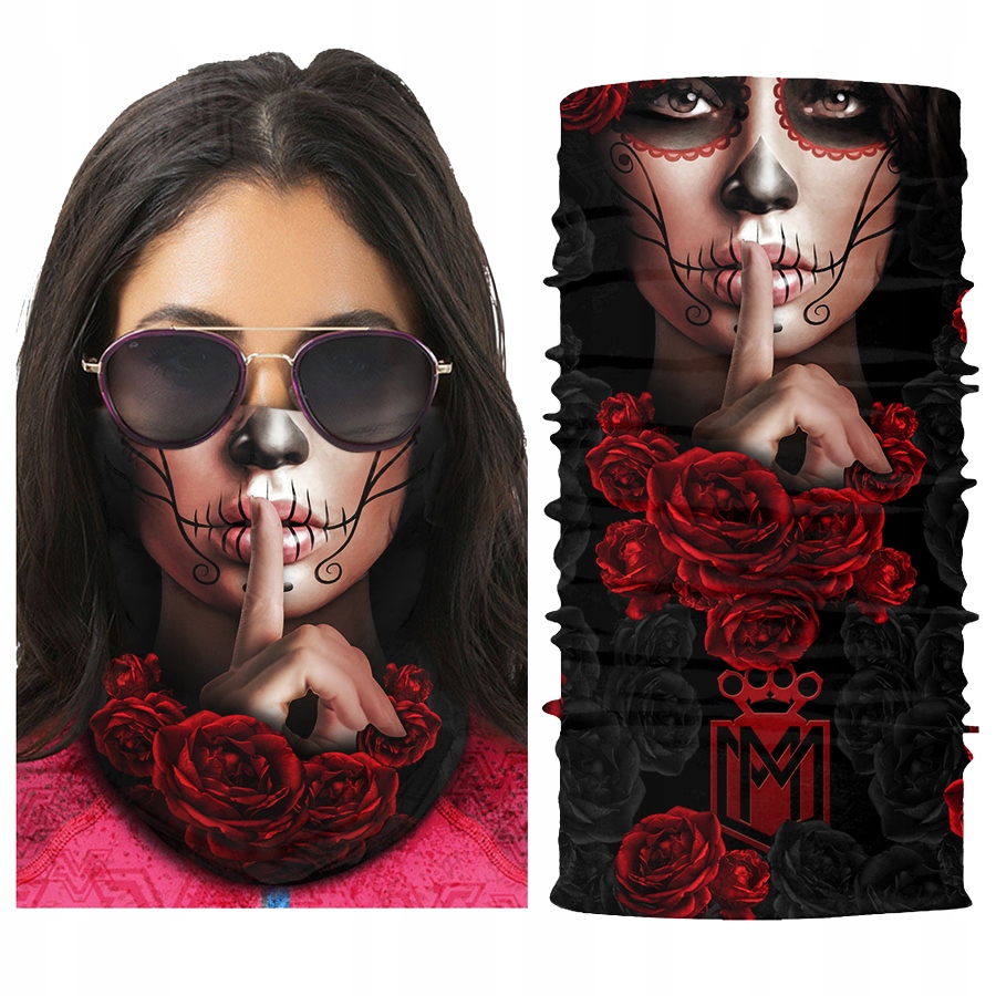 

Kominiarka Chusta Komin Bandana Santa Muerte