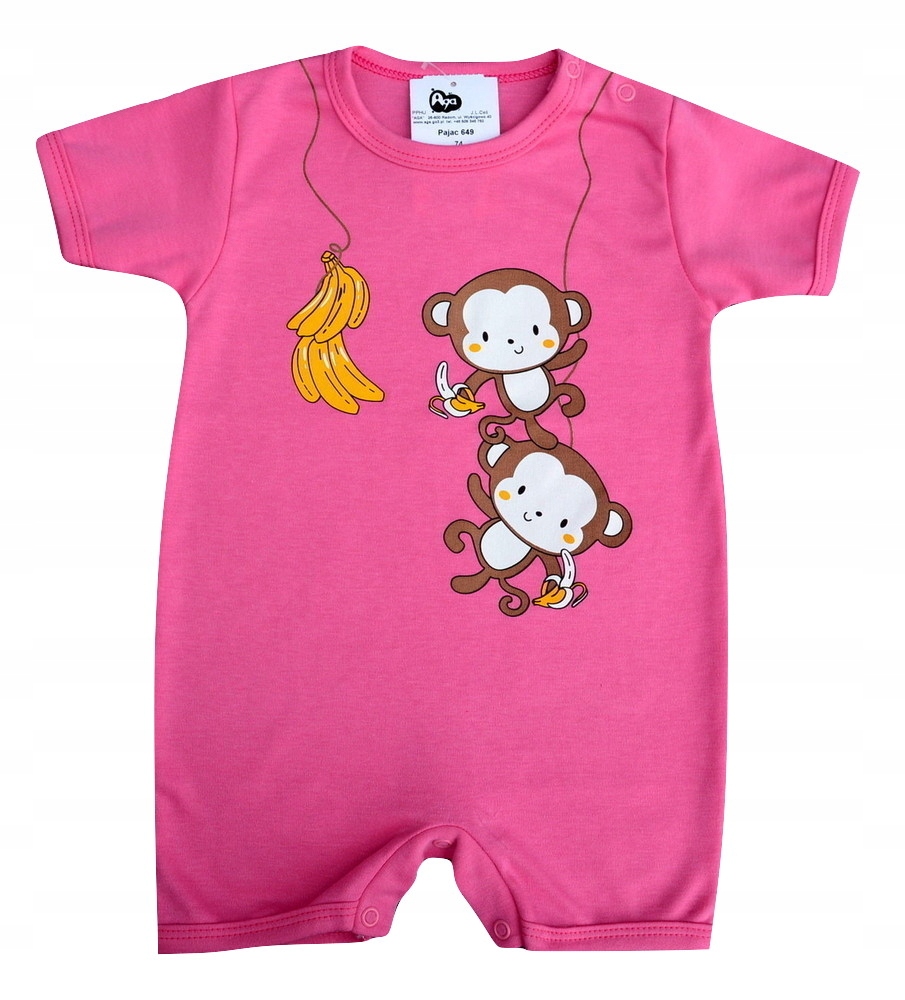 AGA Bawełniany rampers piżama roz. 74 cm