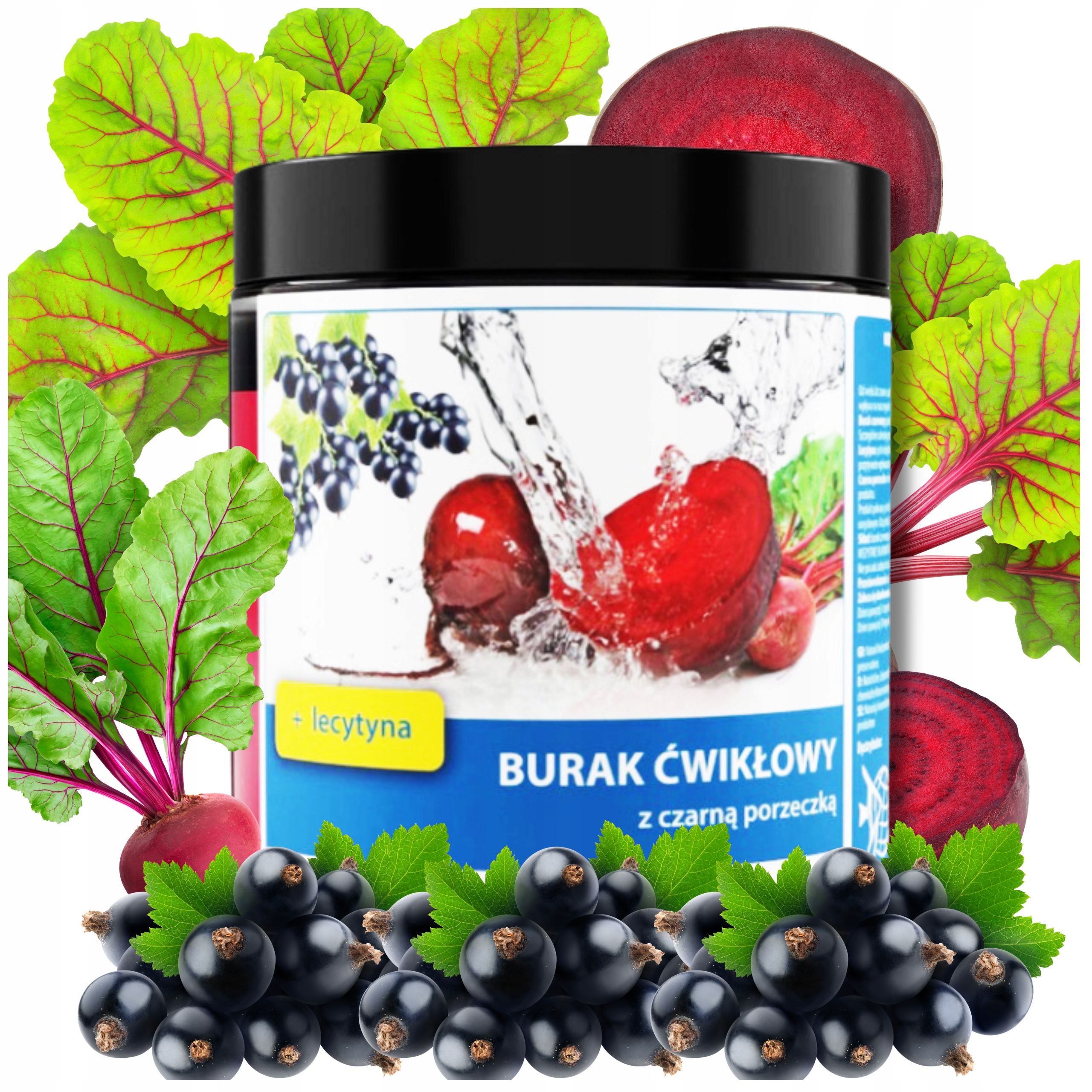 Levně Červená Řepa S Černým Rybízem A Lecitinem 450 G V Plechovce