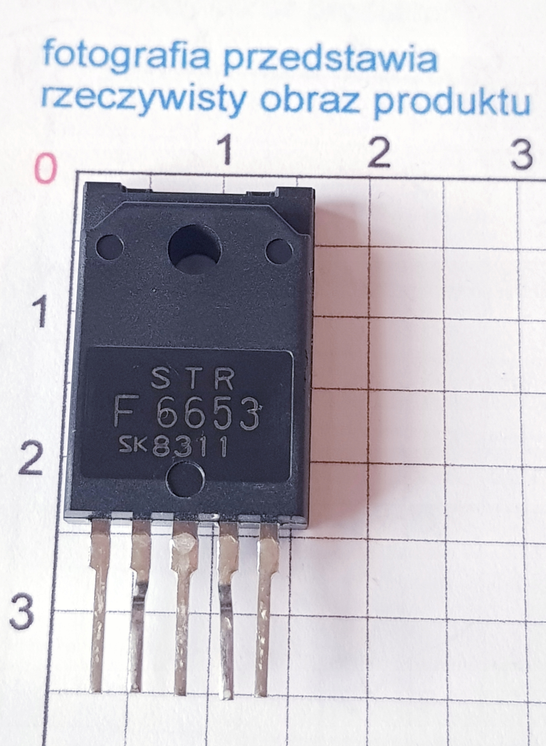 STRF6653 Układ Scalony Sanken Electric Str F6653