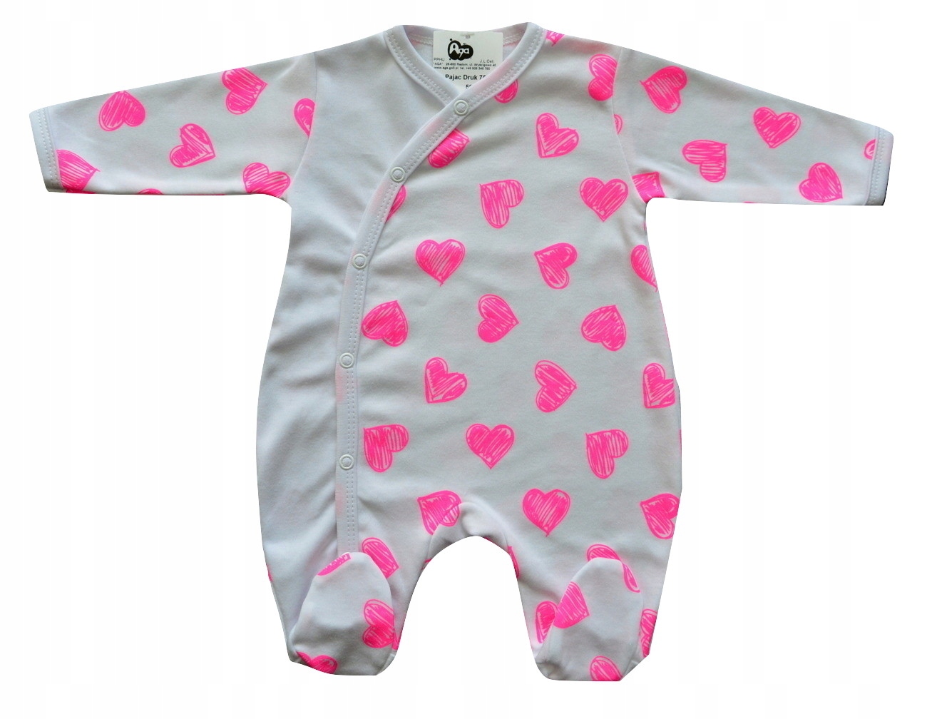 

Aga Pajac pajacyk rozpinany bawełna piżama r 80 cm