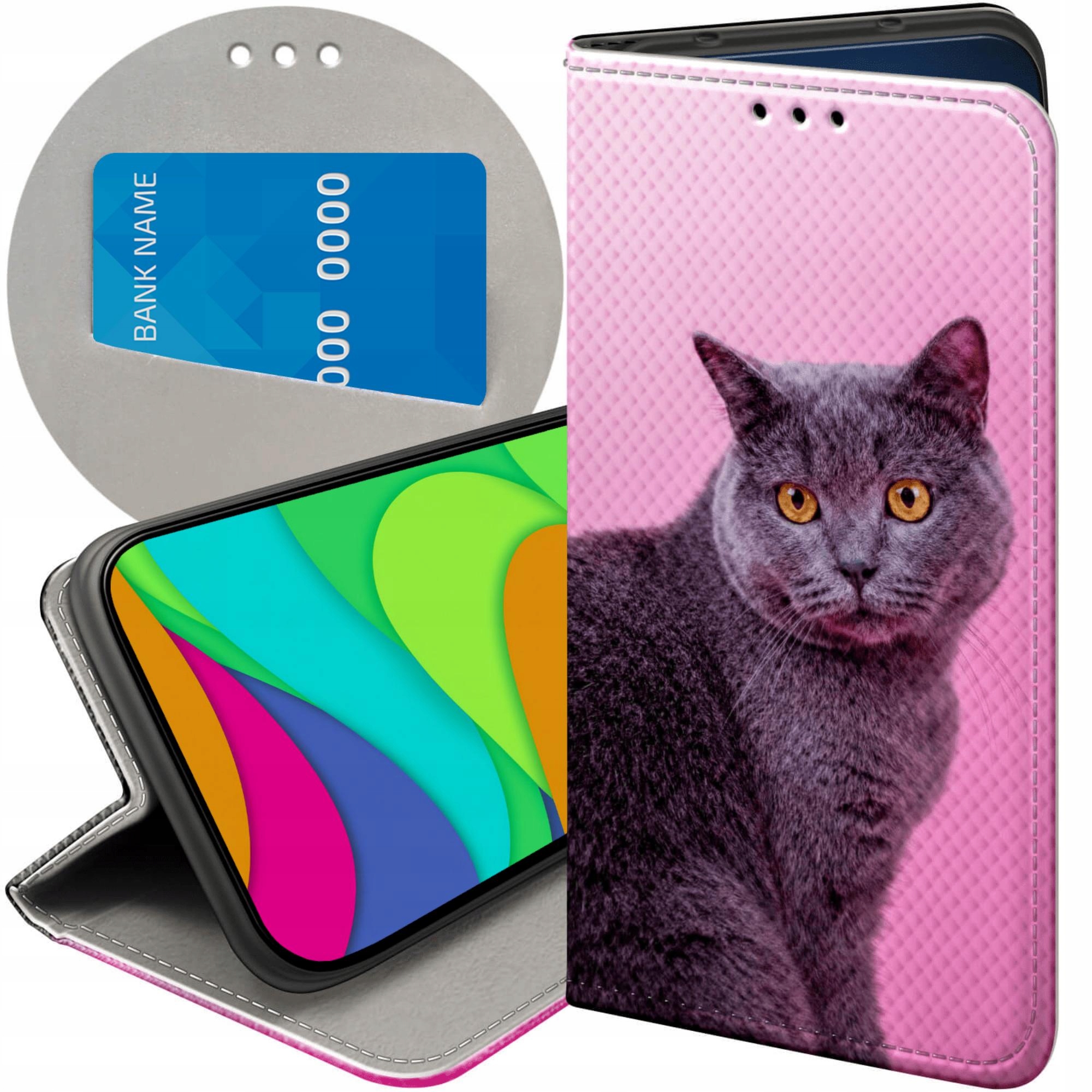 Etui Z Klapką Do Xiaomi Redmi Note 12 Pro Plus Koty Kotki Kociaki