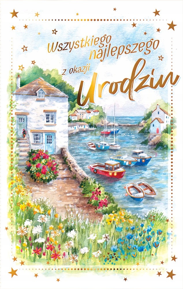 

Kartka Urodzinowa pastelowa z życzeniami ICG12