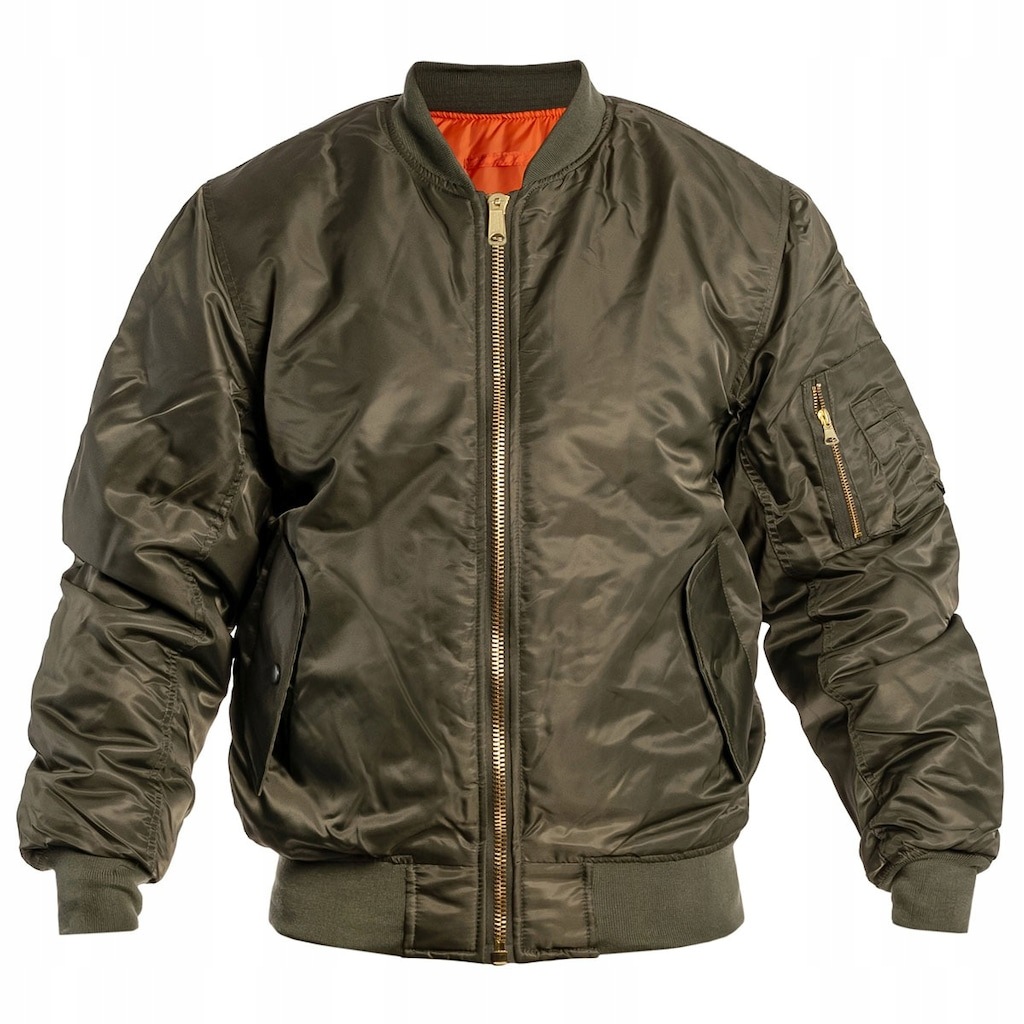 Vojenská bunda Pilotka Us Army Flyers MA-1 Baseballová bunda Texar Olive Xs