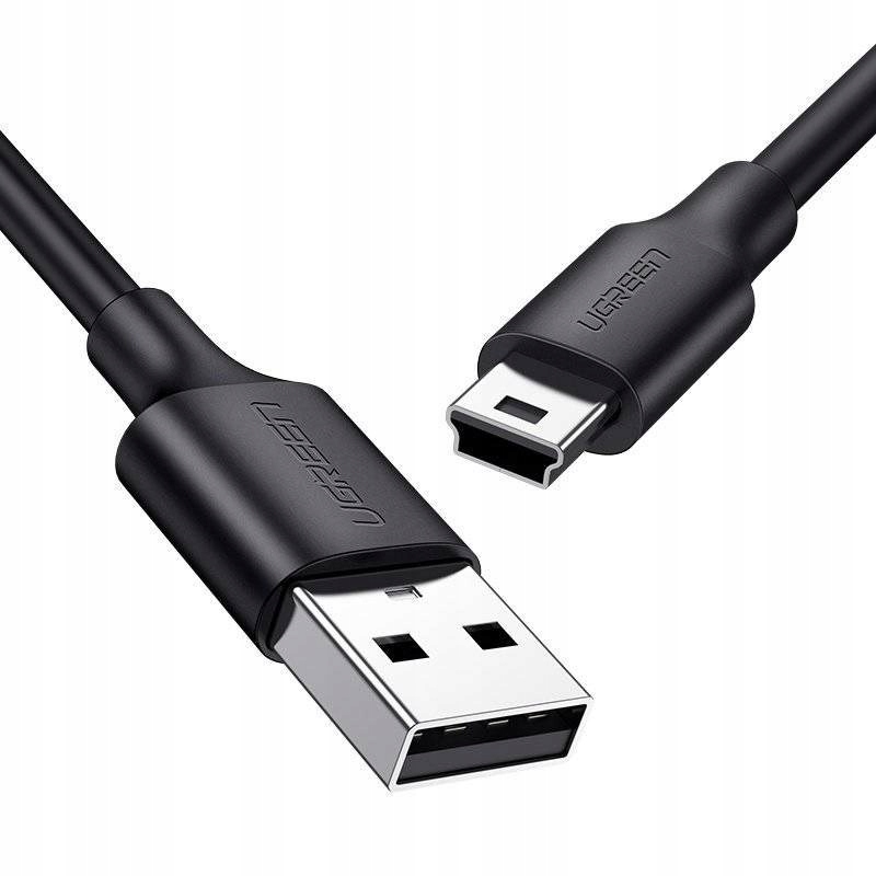 Ugreen kabel USB-mini Usb 480 Mbps 1,5m (czarny)