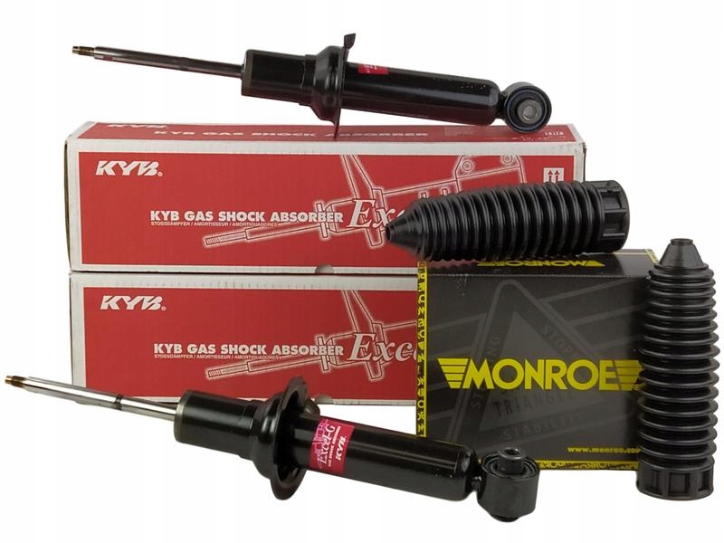 2× KYB 3418000 Амортизатор + Pk313 MON ЗАХИСТ АМОРТИЗАТОРА НАБІР. PEUGEOT