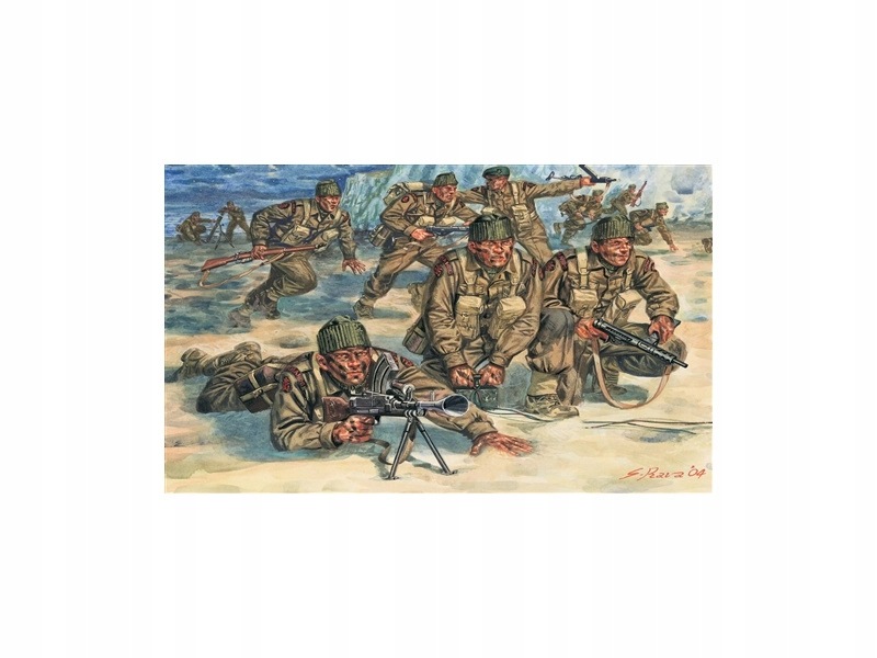 Italeri figurky Wwii British Commandos (1:72)
