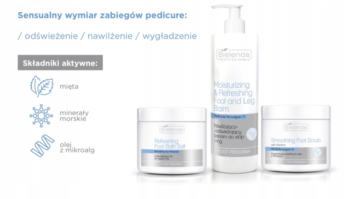 

Bielenda Foot Program zabieg odświeżający do stóp