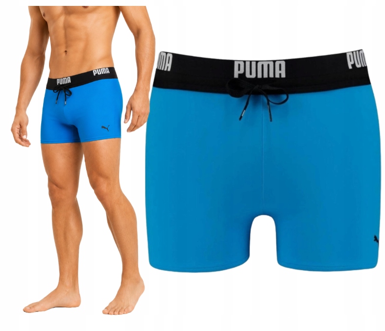 Puma kąpielówki męskie bokserki r. XL niebieskie