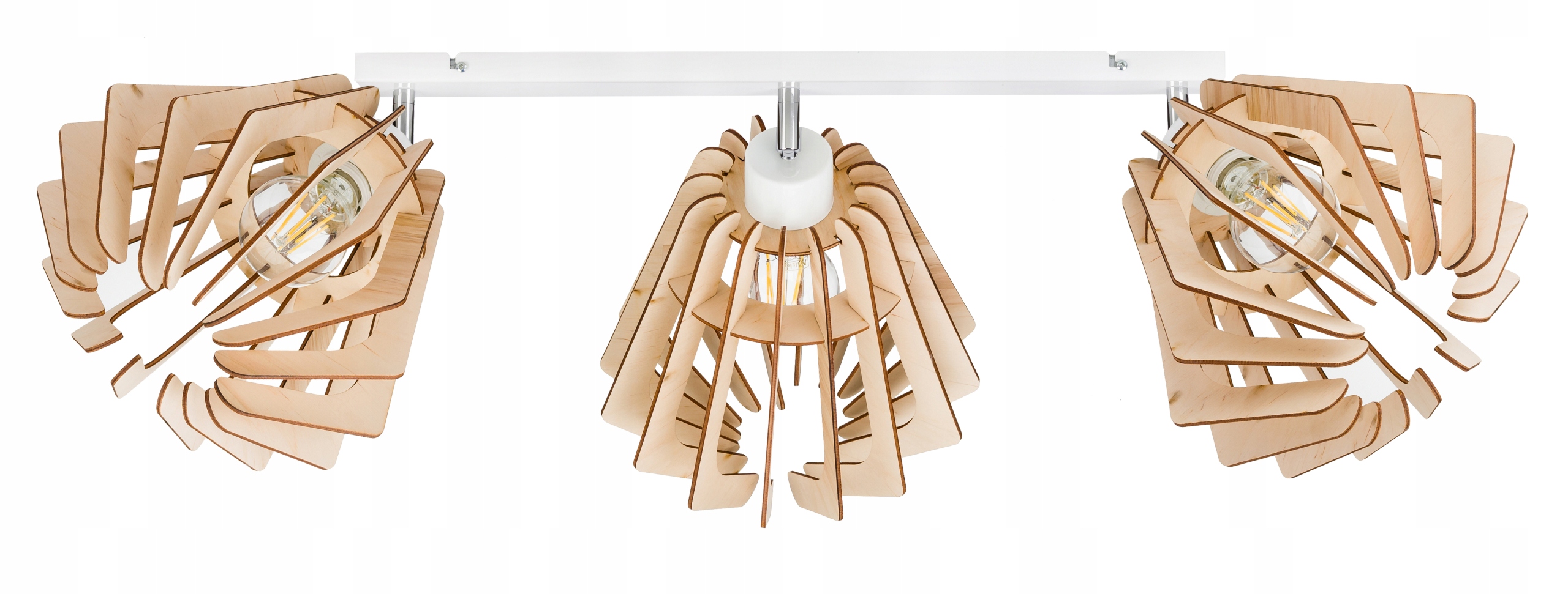 stropní svítidlo stropní svítidlo lustr pohybující se Loft Dřevo 3