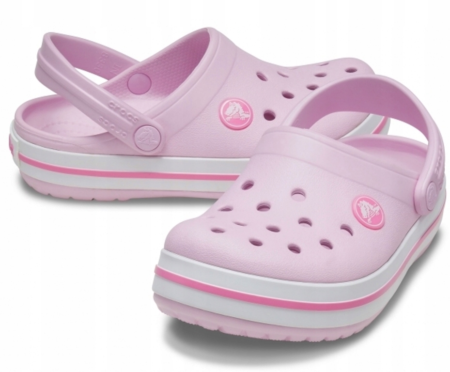 Crocs Klapki Dziewczęce Różowe Casual Gumowe 36-37 6MA