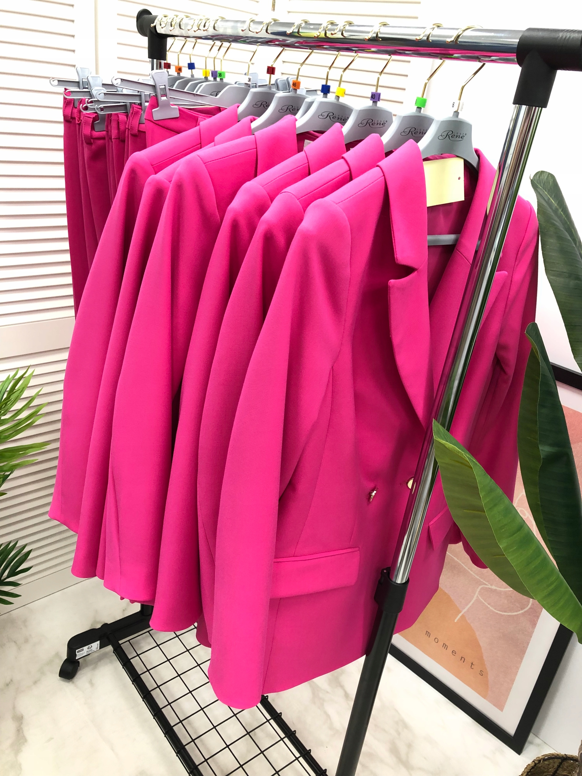 GARNITUR MIAMI PREMIUM ___ fuksja ___ 44 Kolor różowy