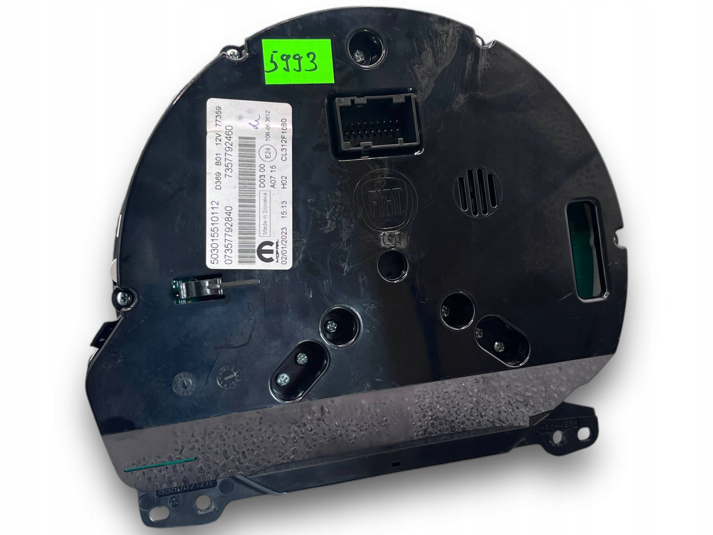 Fiat 500 dials clock PREDKOSCIOMIERZ 7357792460 $J