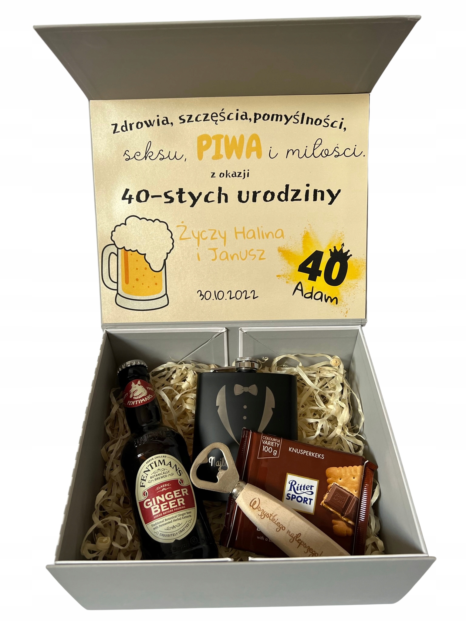 Krabička Box dárek k 30,40,50,60. narozeninám
