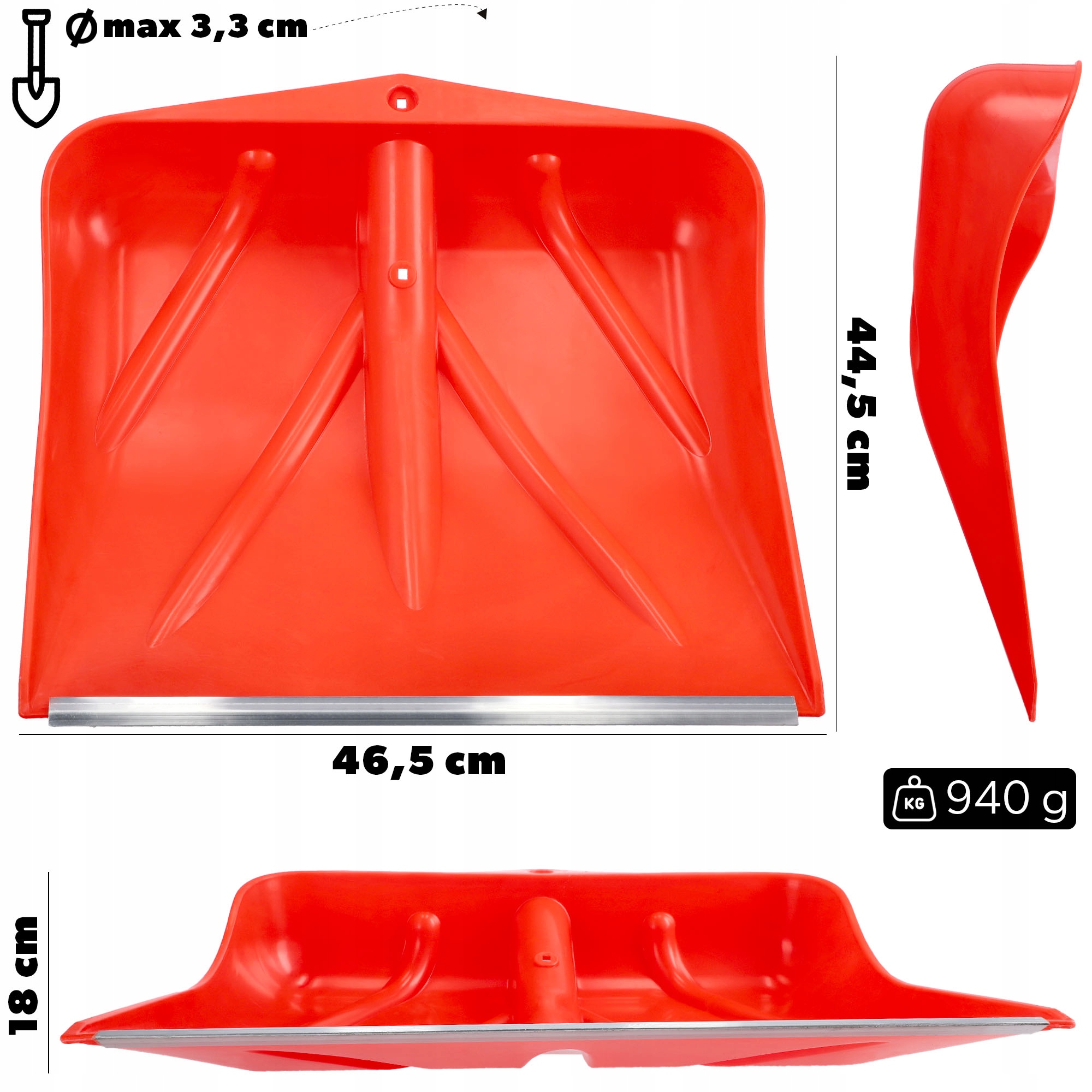 HÓLAPÁT ÉPÍTŐIPARI HÓLAPÁT KAPARÓ NYÉL NÉLKÜL ERŐS Márka Kadax