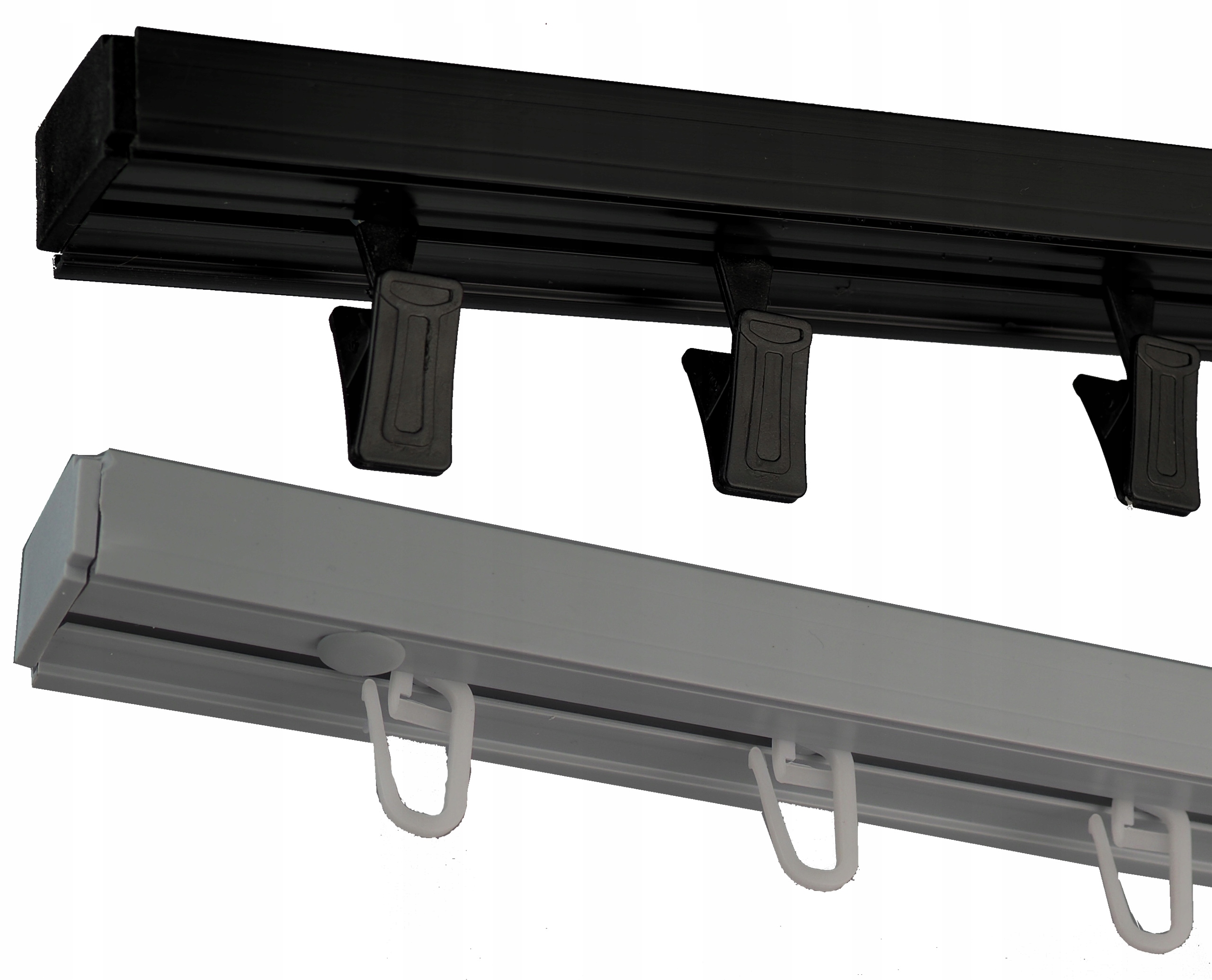 

Czarna Szara szyna sufitowa Pcv pojedyncza 1,6 m