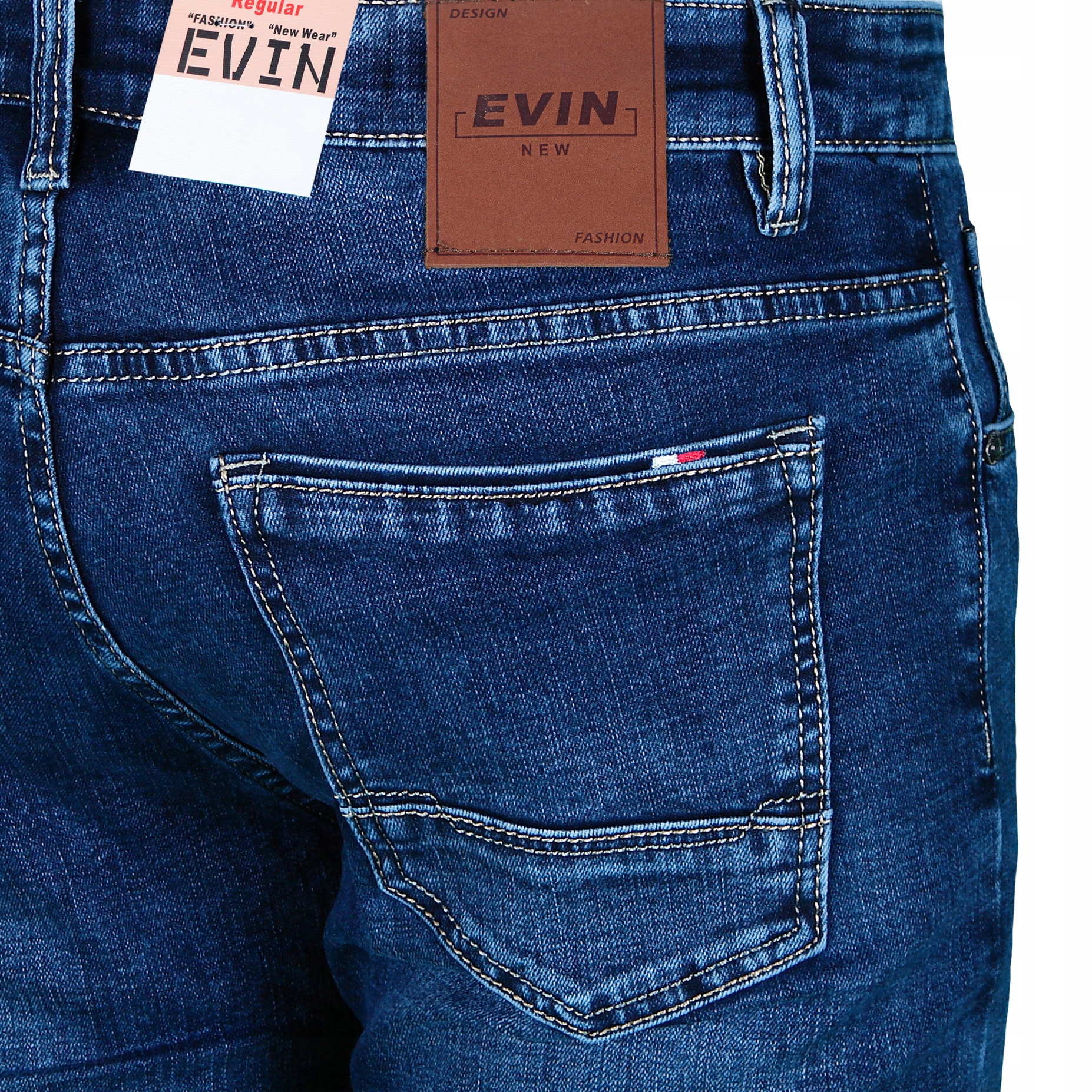 SPODNIE MĘSKIE JEANSOWE W 48 L 30 W124-126 cm Rozmiar 48/30