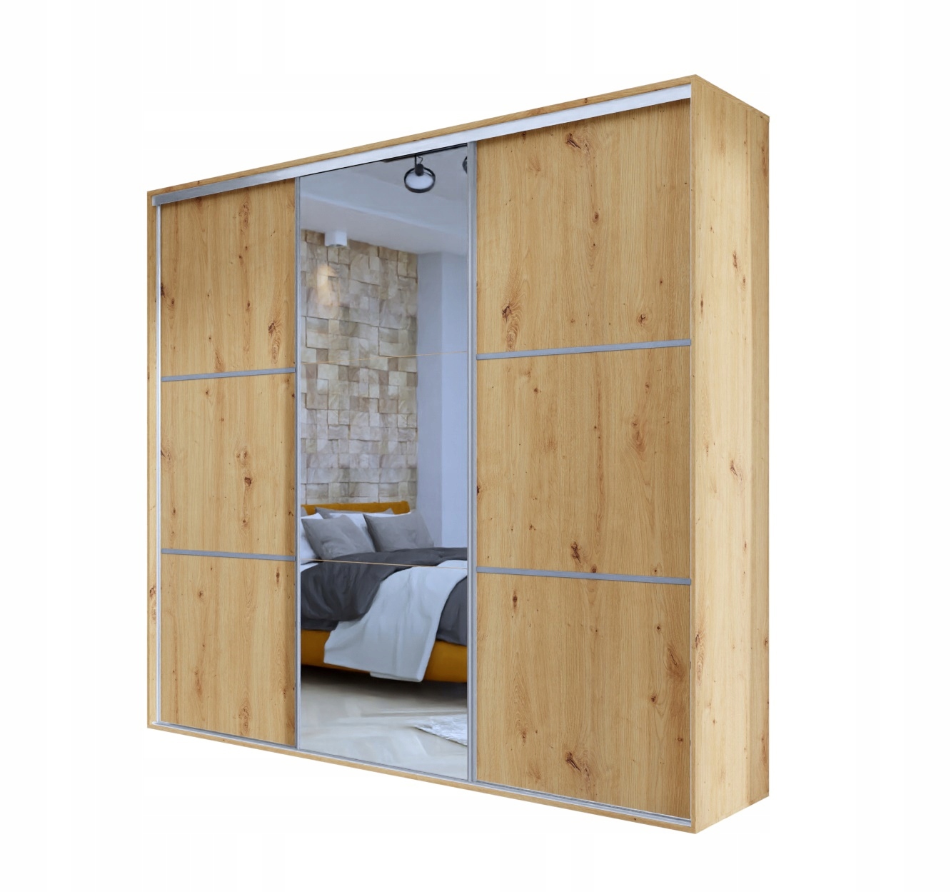 Wysoka Szafa Przesuwna 275cm Artisan Maxi h-245 cm