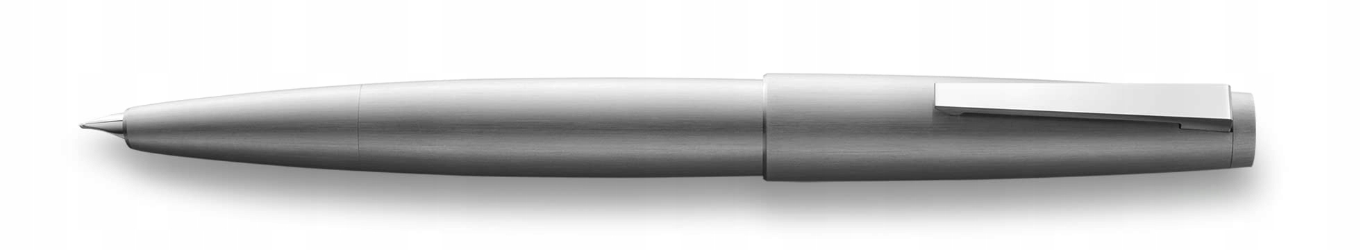 Lamy 2000 pióro wieczne ukośne średnie Om metaliczne stalowe