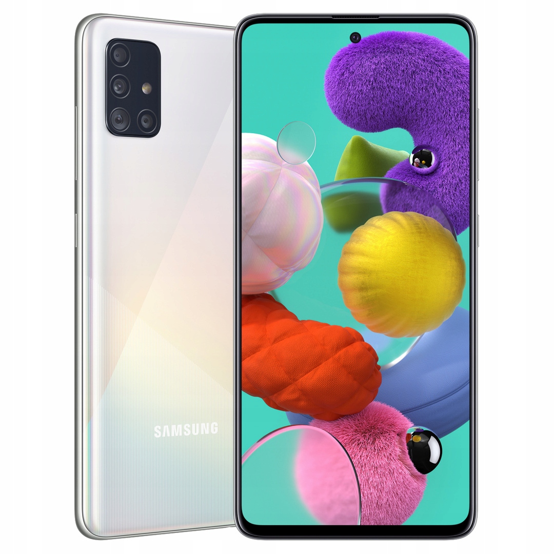 Smartfon Samsung Galaxy A51 6 GB / 128 GB 5G biały • Cena, Opinie