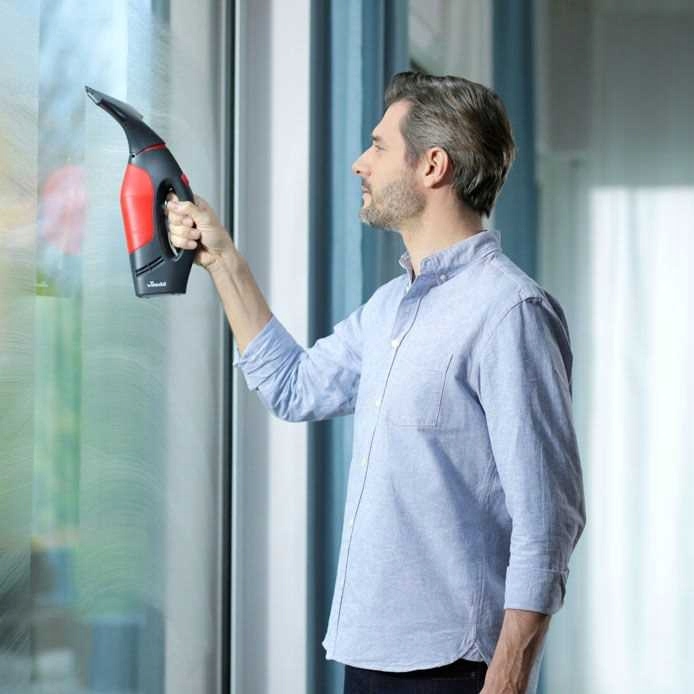 Elektryczna ściągaczka do okien Vileda Windomatic Power 27 cm Maksymalny czas pracy 40 min