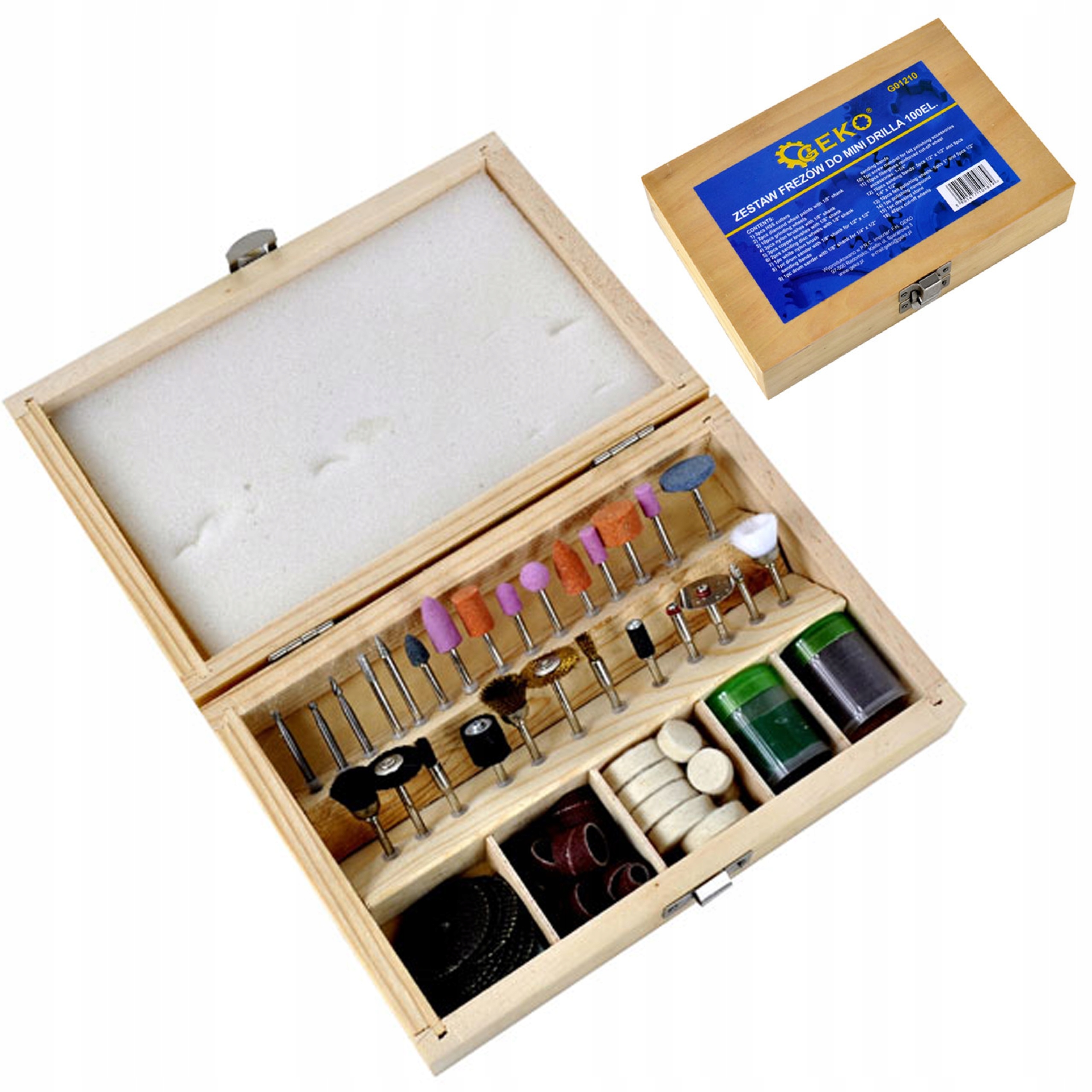 

Zestaw Frezów Frezy 100SZT Szlifierka Mini Drill