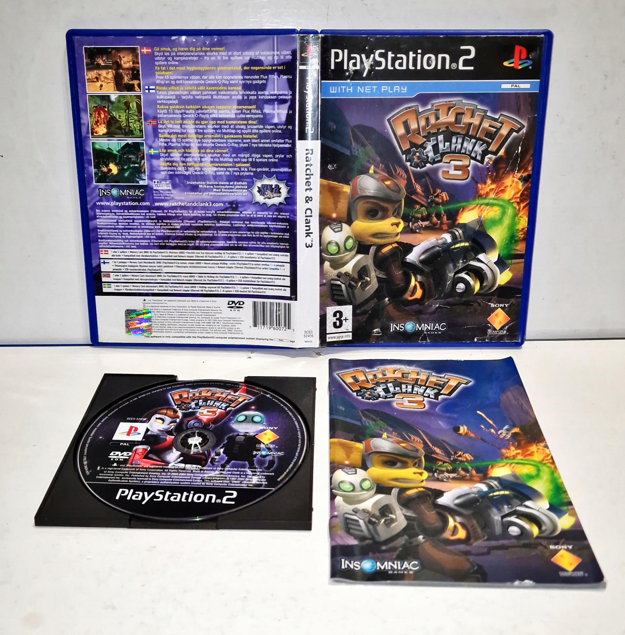 RATCHET & CLANK 3 PS2 CZYTAJ OPIS !!!
