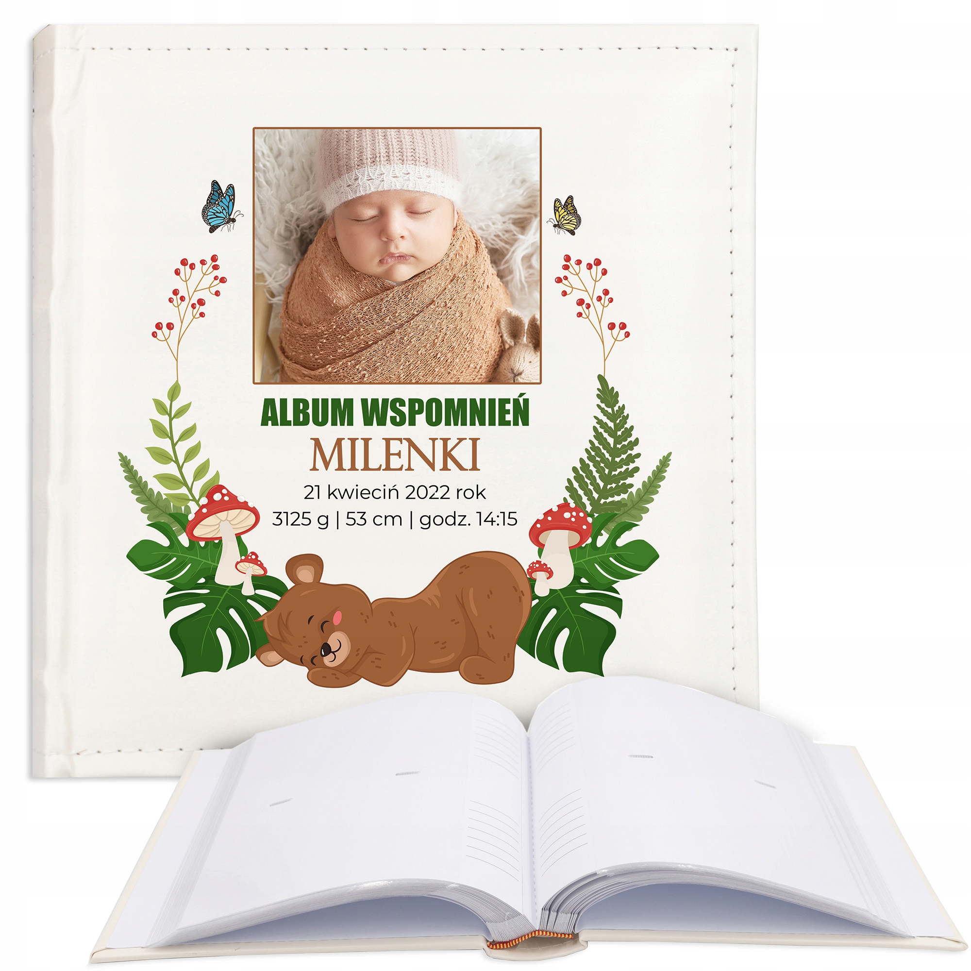 Album Kůže Dárek Na Křtiny Pro Dítě S Jménem